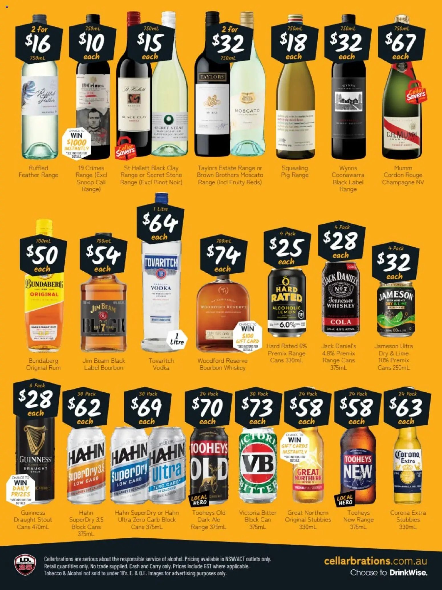 Cellarbrations catalogue NSW
