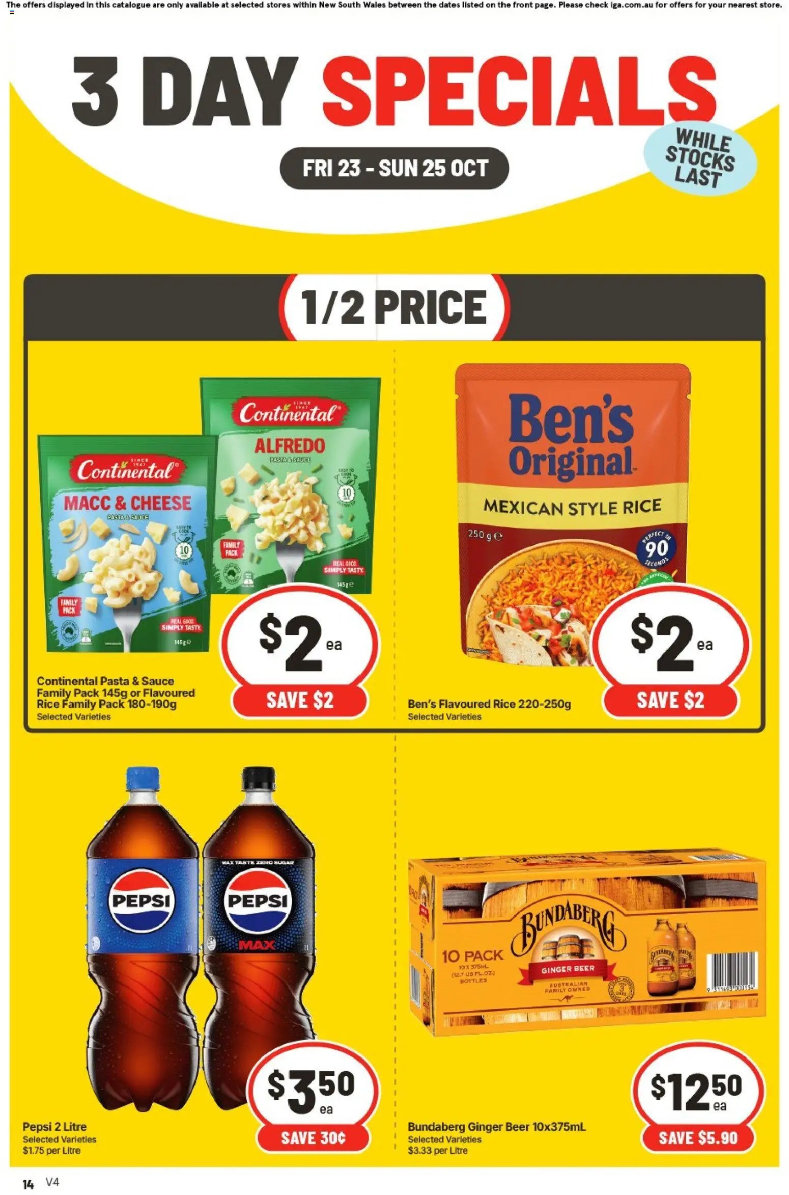 IGA NSW 3 Say Specials