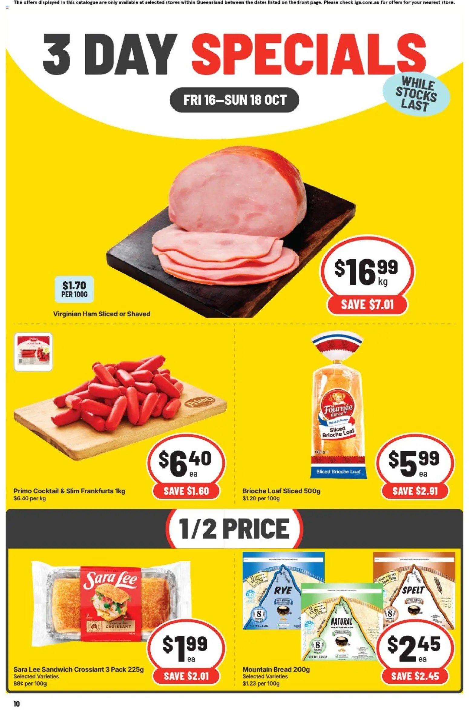 IGA 3 Day Specials QLD