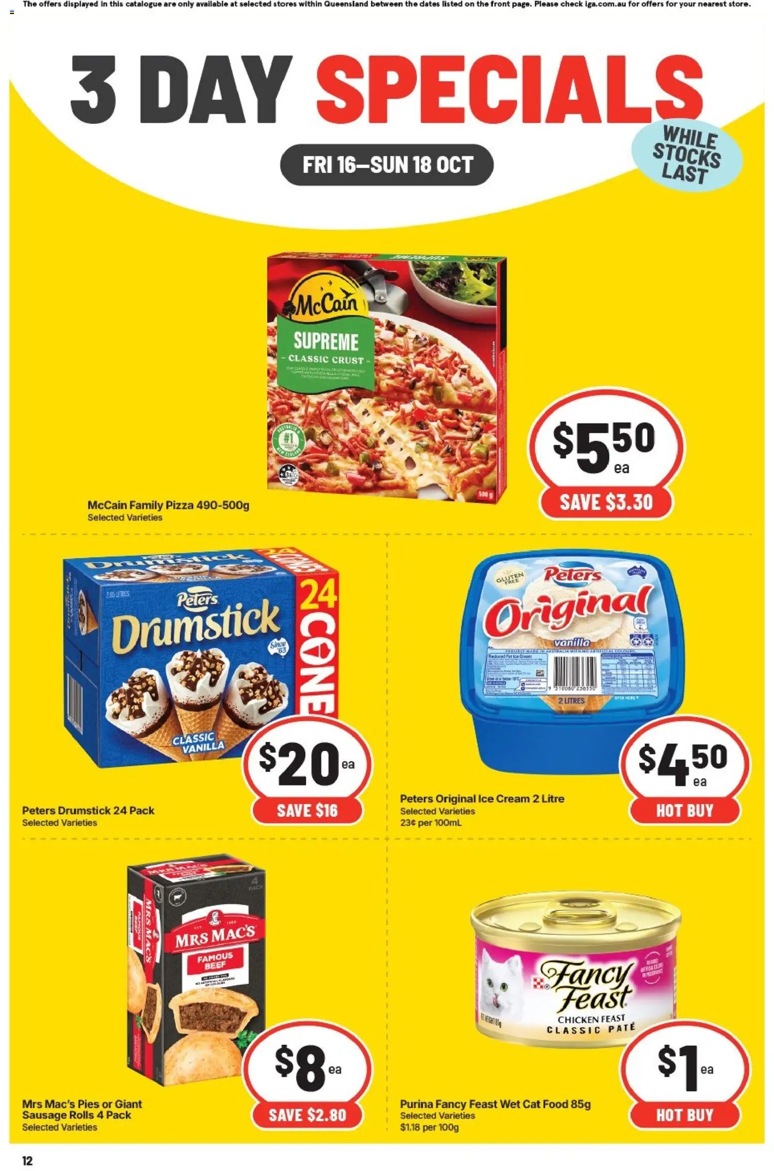 IGA 3 Day Specials QLD