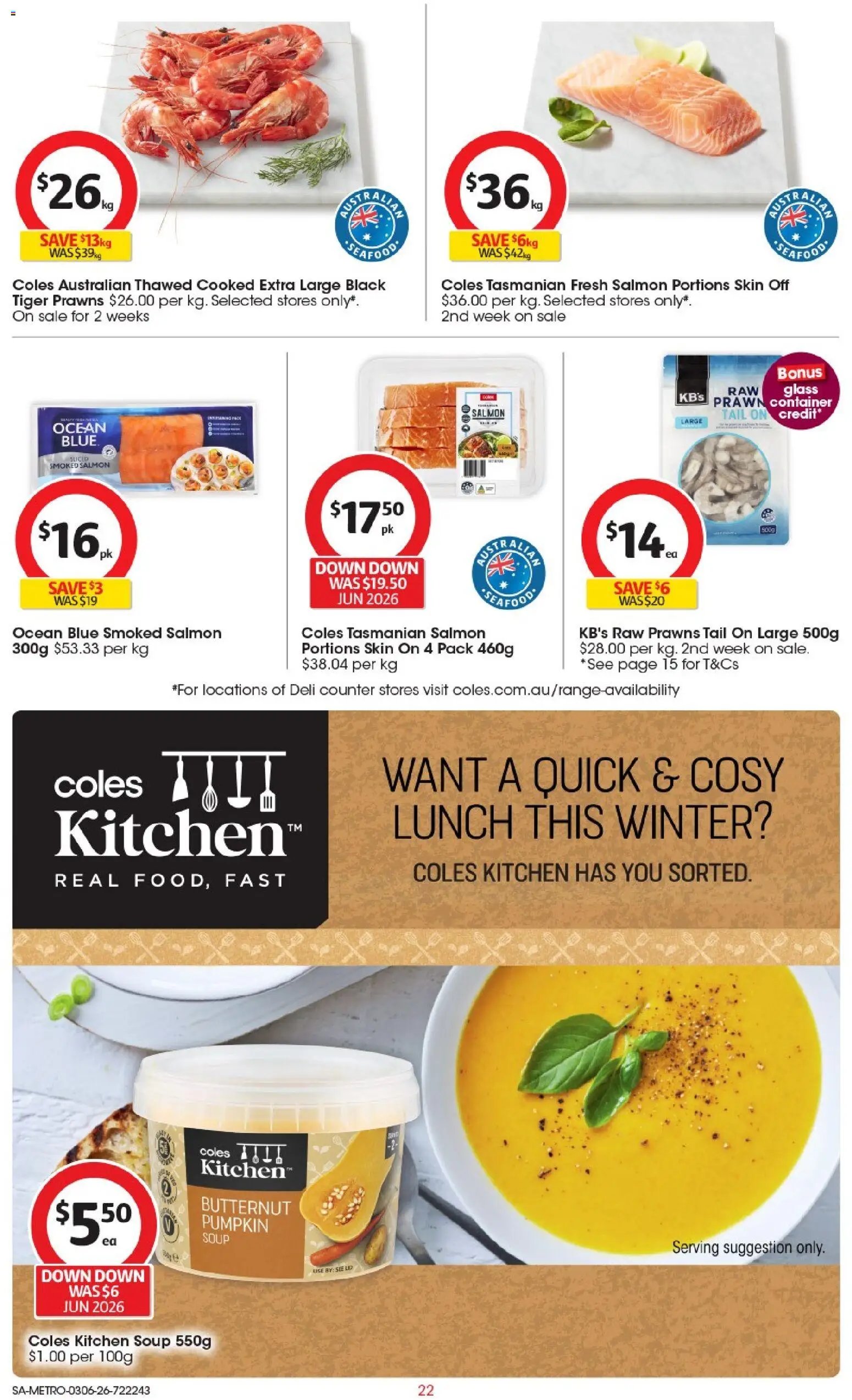 Coles catalogue SA