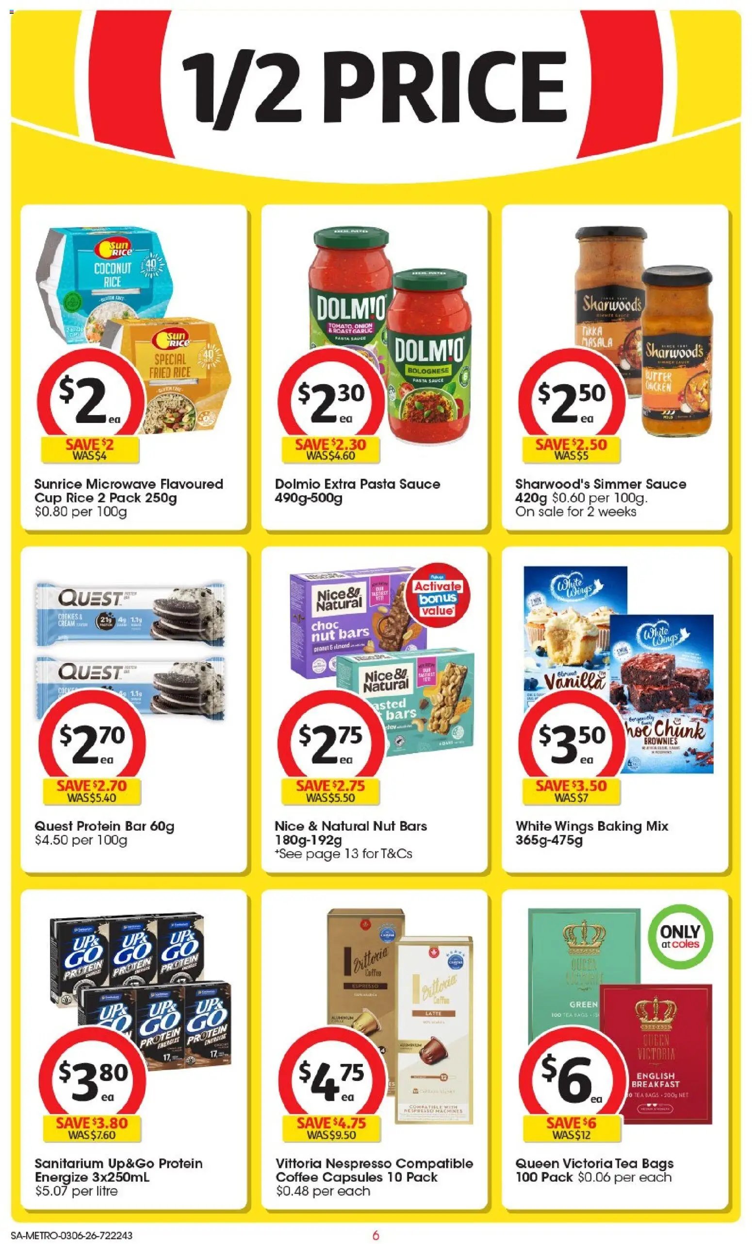 Coles catalogue SA