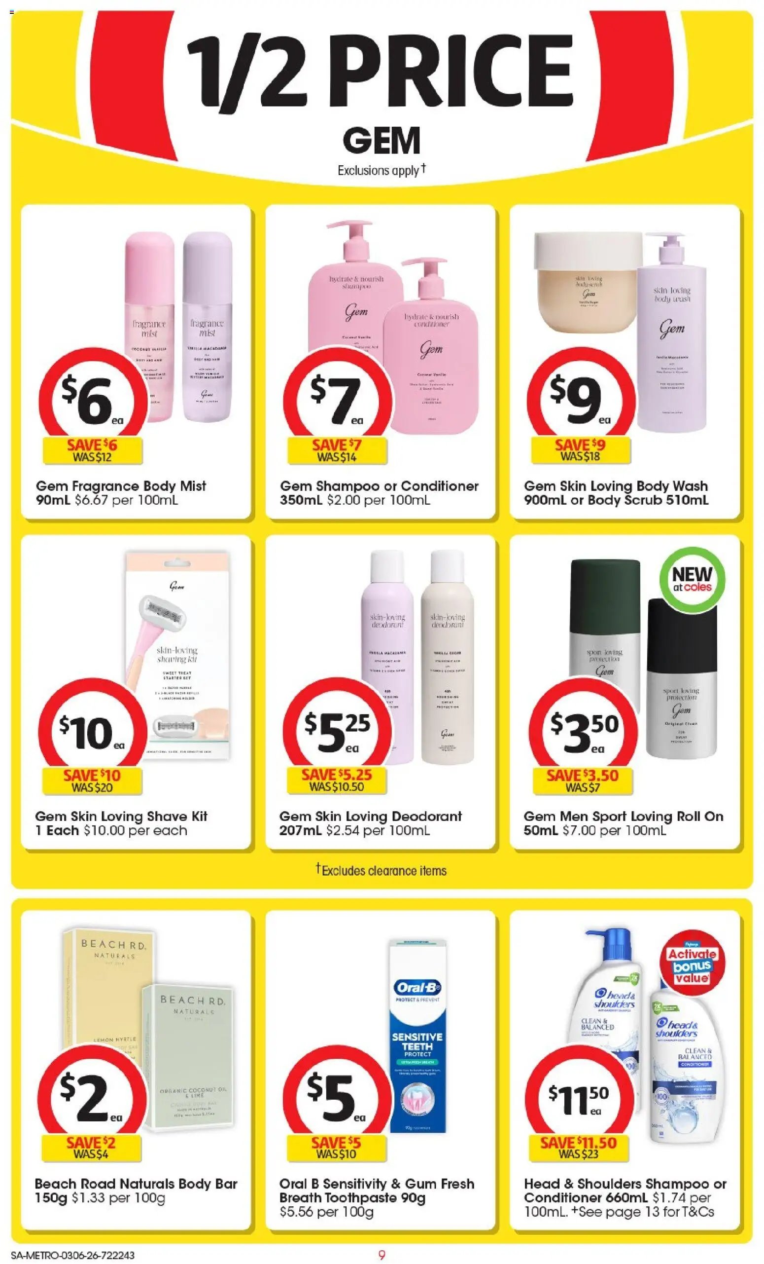 Coles catalogue SA