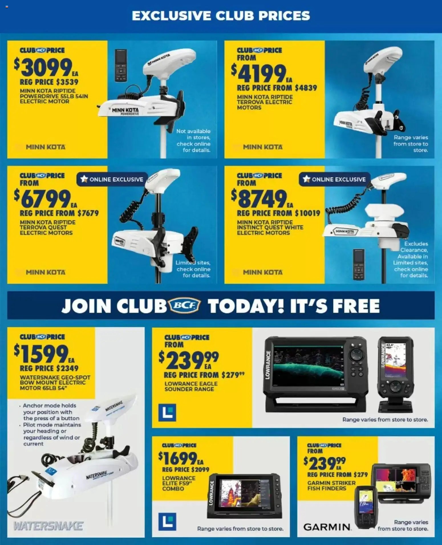 BCF catalogue