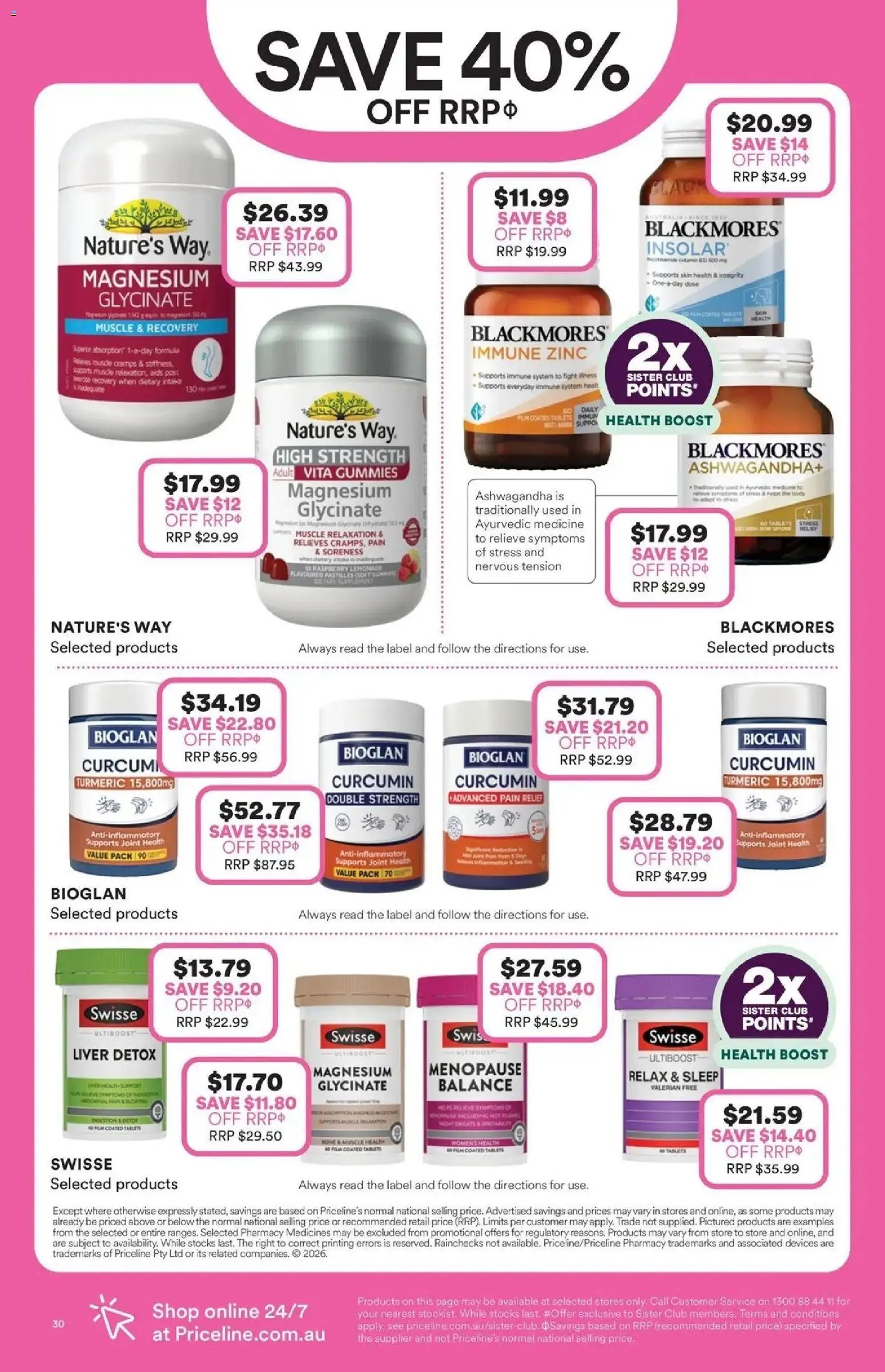Priceline Pharmacy catalogue Firle (2026-05-20 - 2026-06-03) | 30