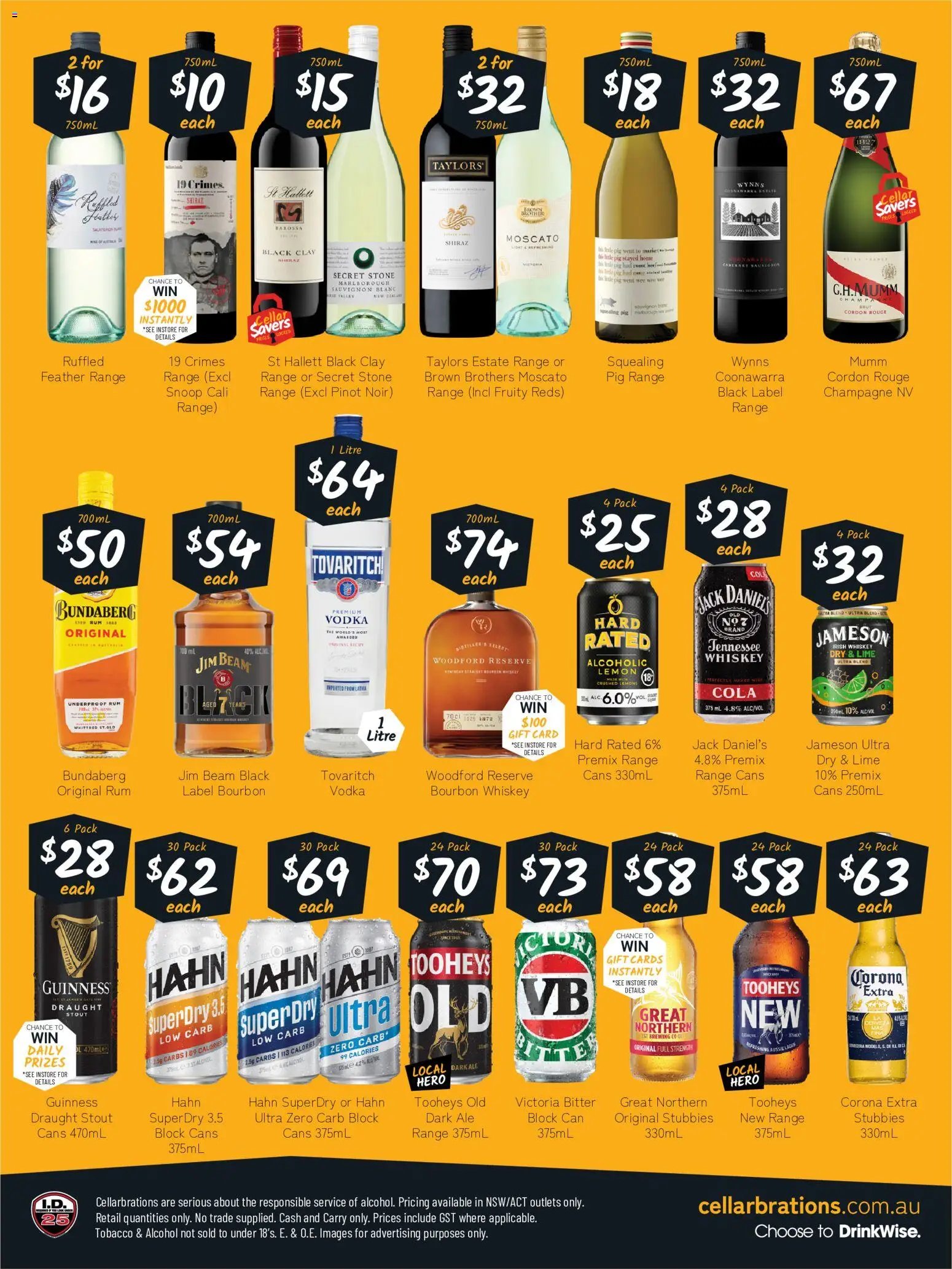 Cellarbrations catalogue