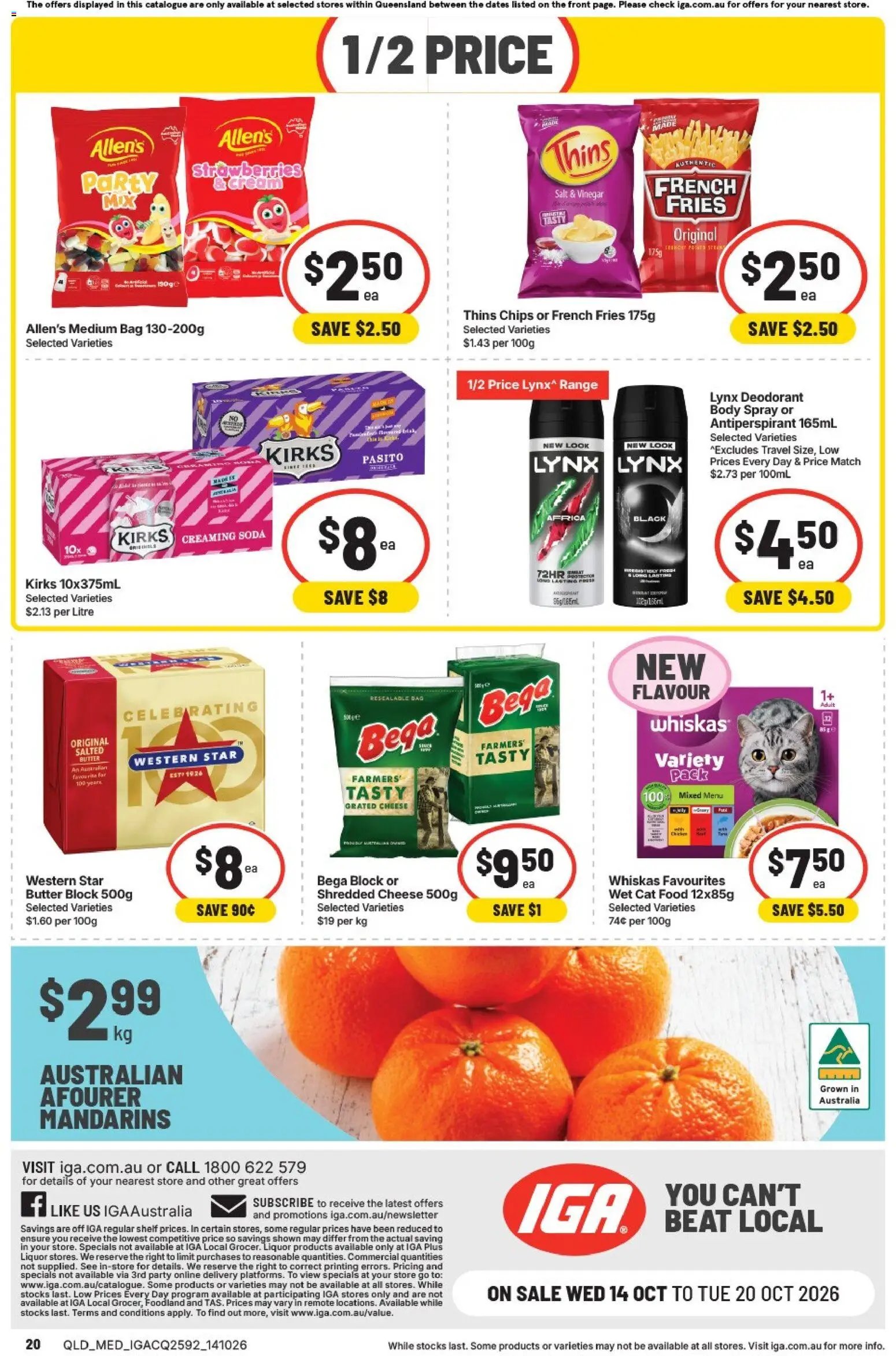 IGA catalogue QLD