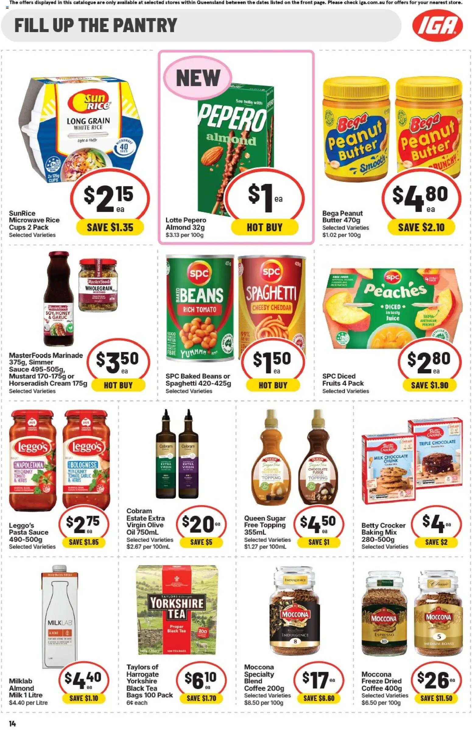 IGA catalogue QLD