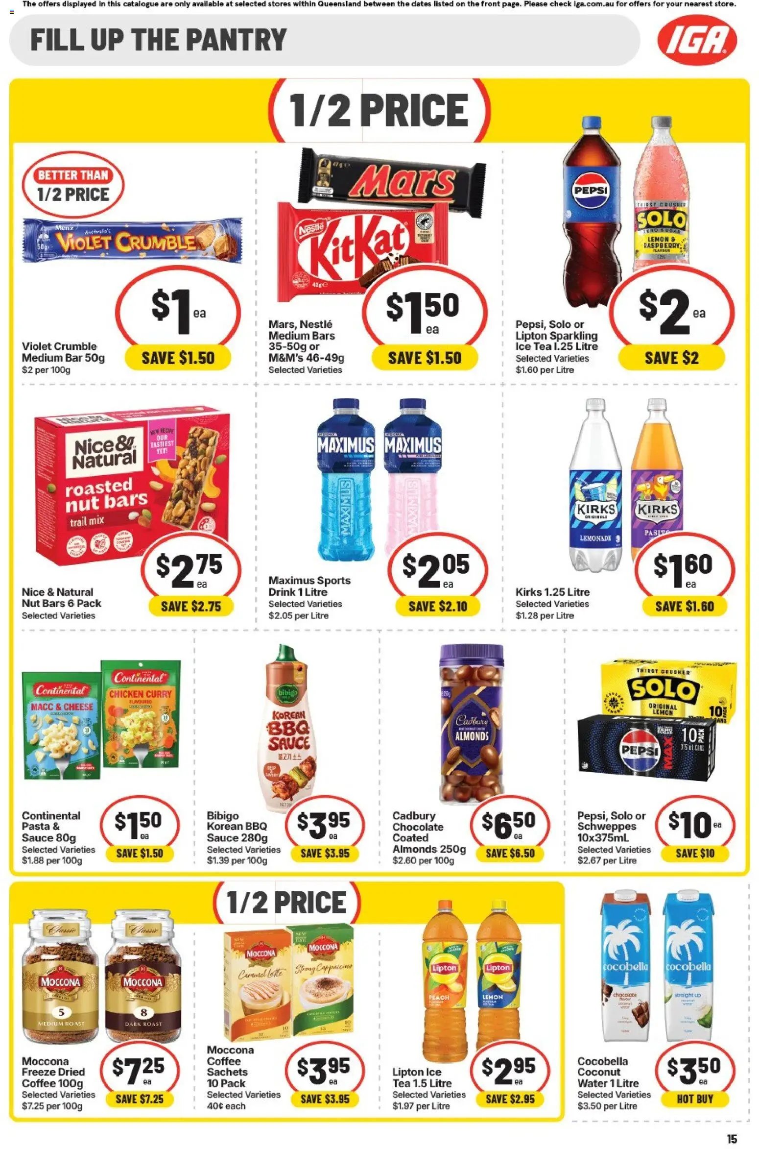 IGA catalogue QLD