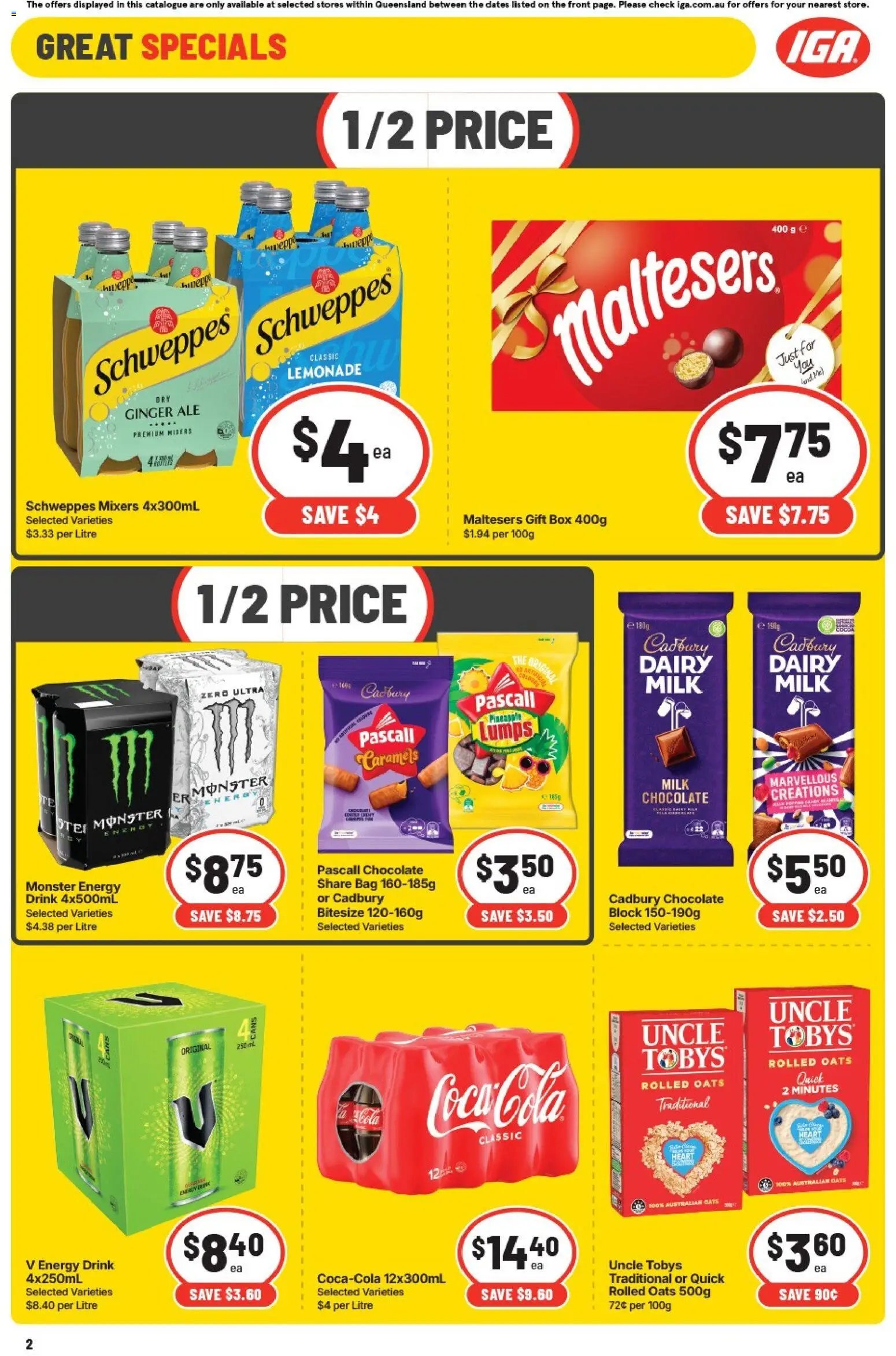IGA catalogue QLD