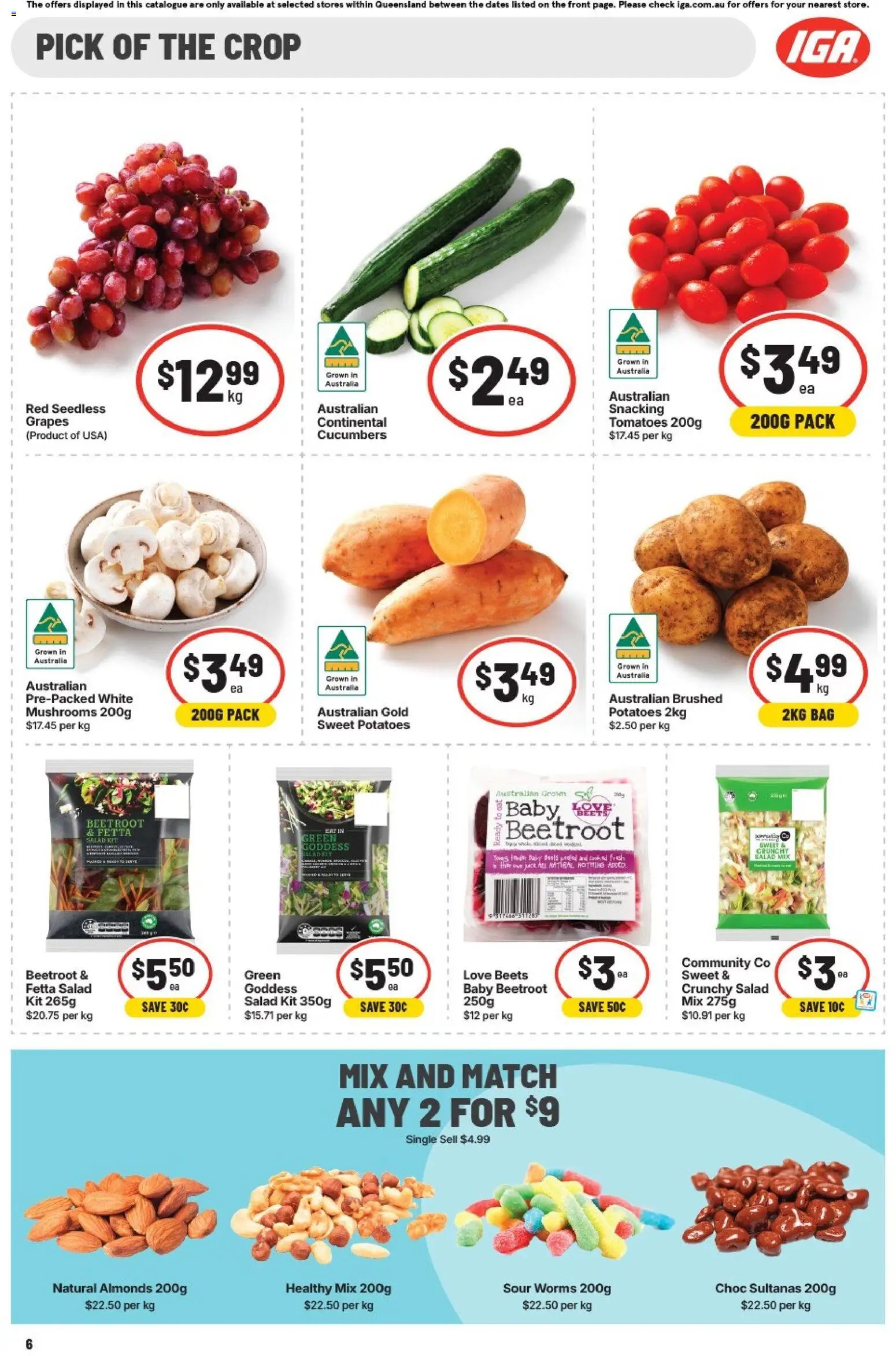 IGA catalogue QLD