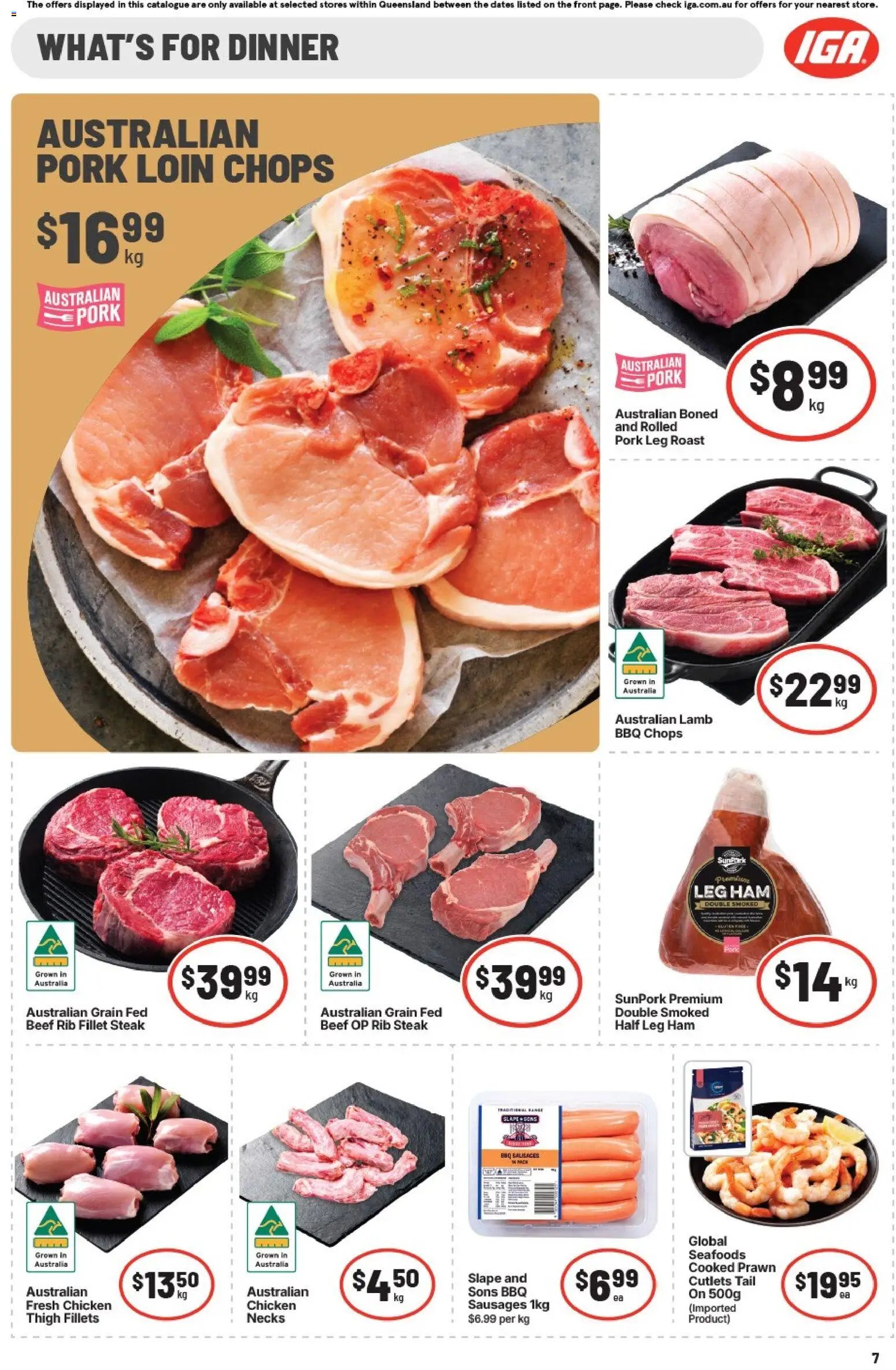 IGA catalogue QLD