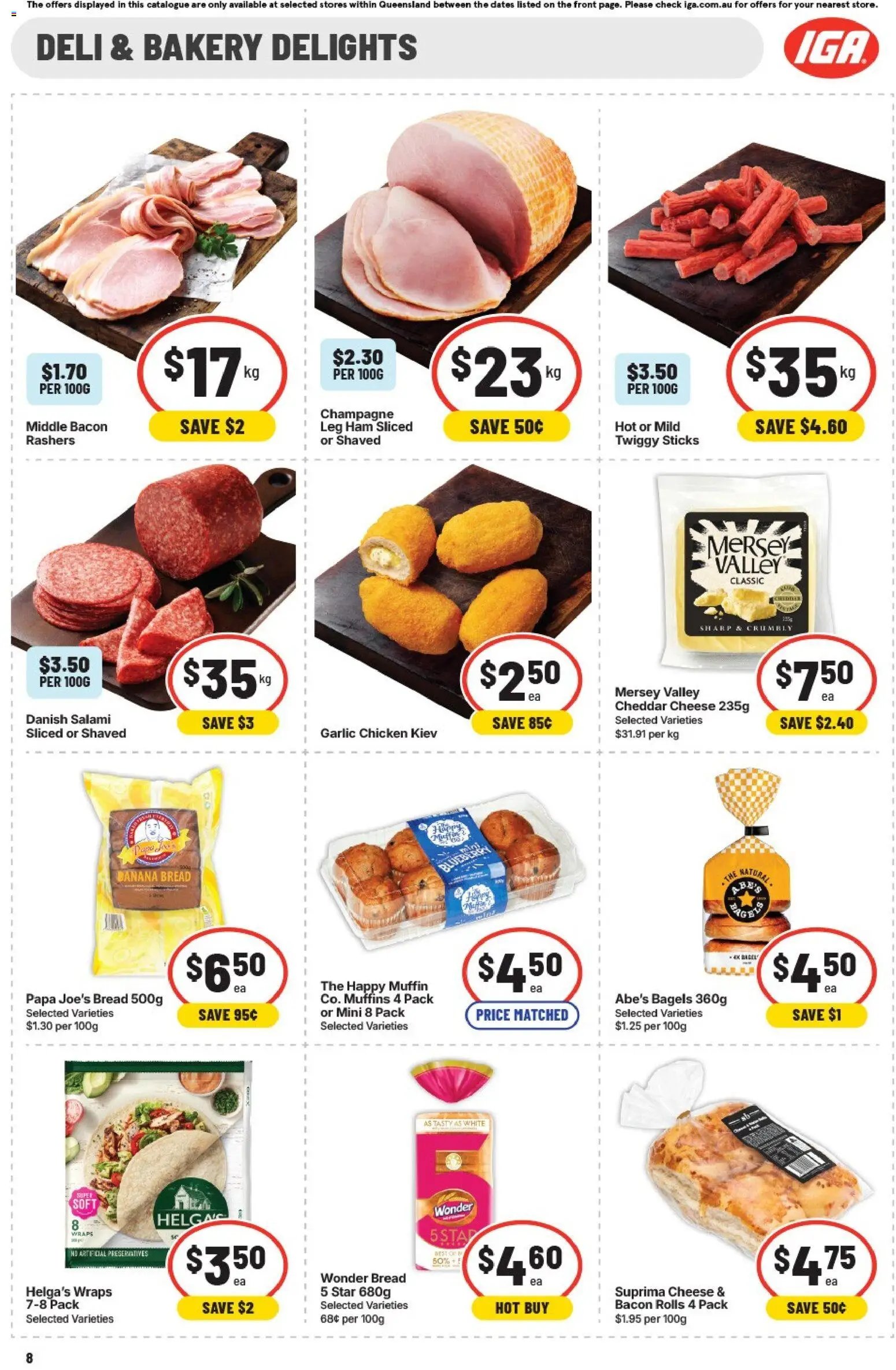 IGA catalogue QLD