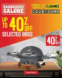 Barbeques Galore Clearance Countdown (2026-02-12 - 2026-03-03)
