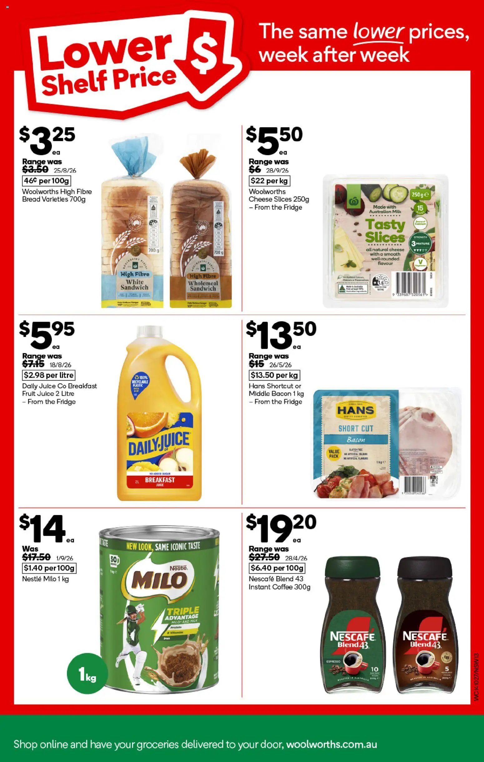Woolworths catalogue