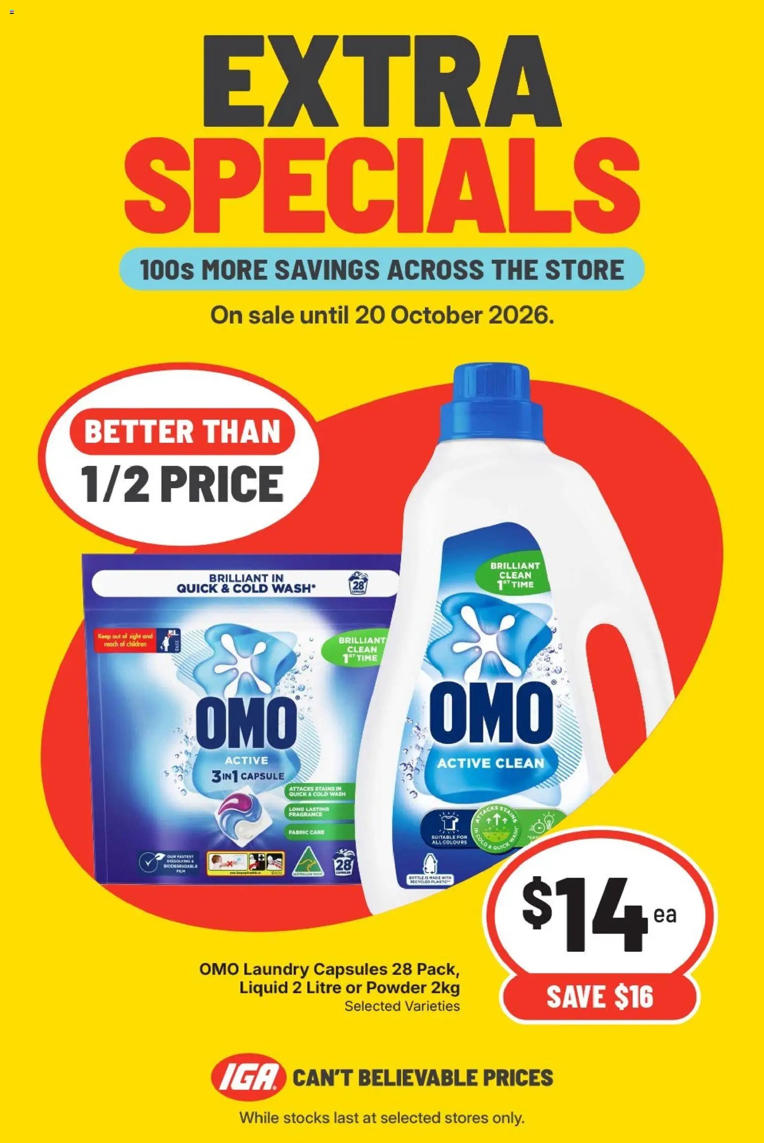 IGA Extra Specials VIC