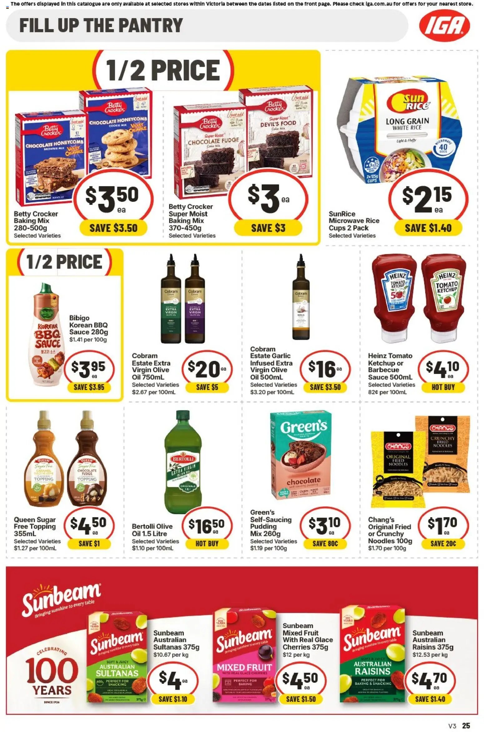 IGA Extra Specials VIC