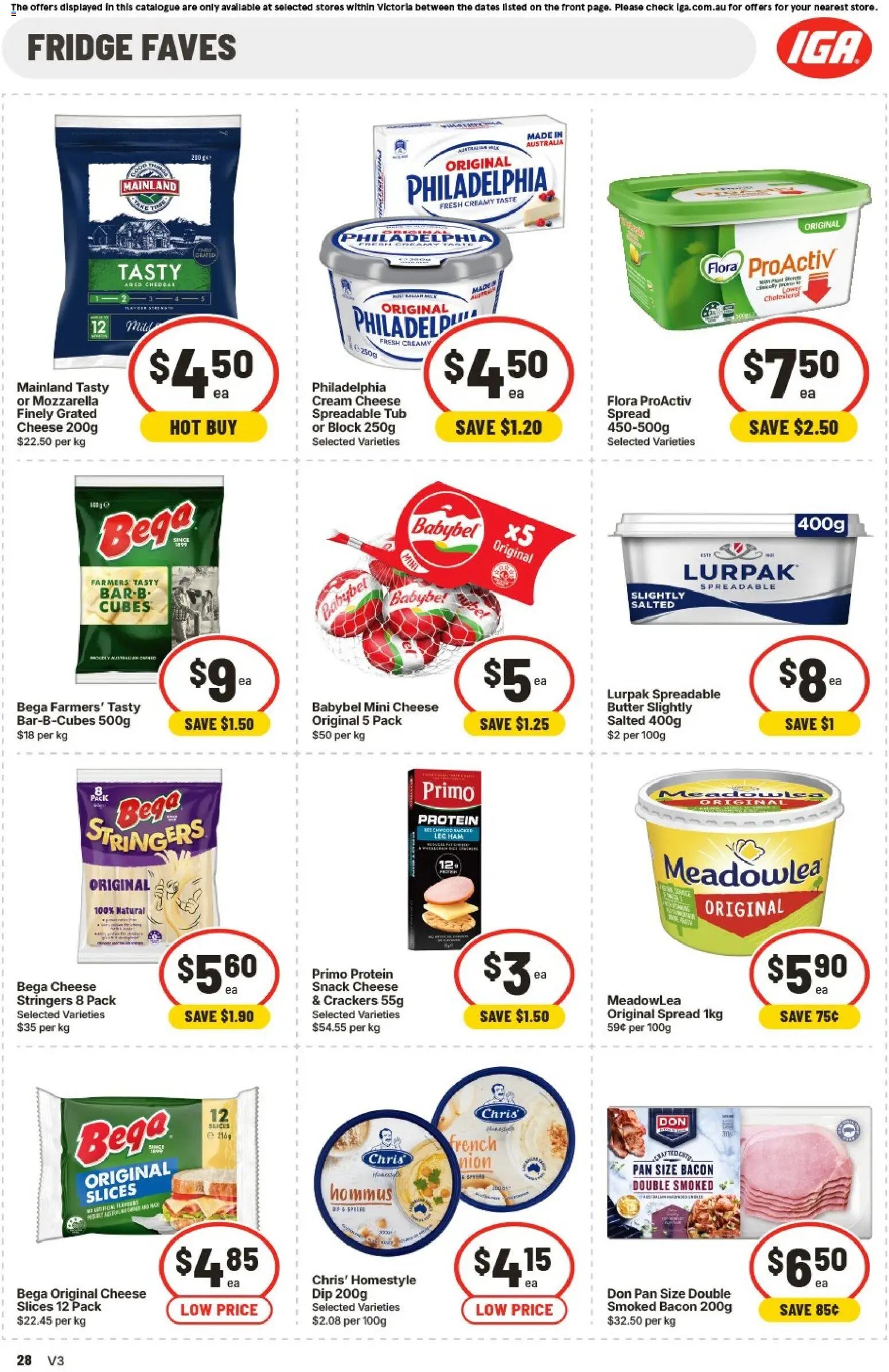 IGA Extra Specials VIC