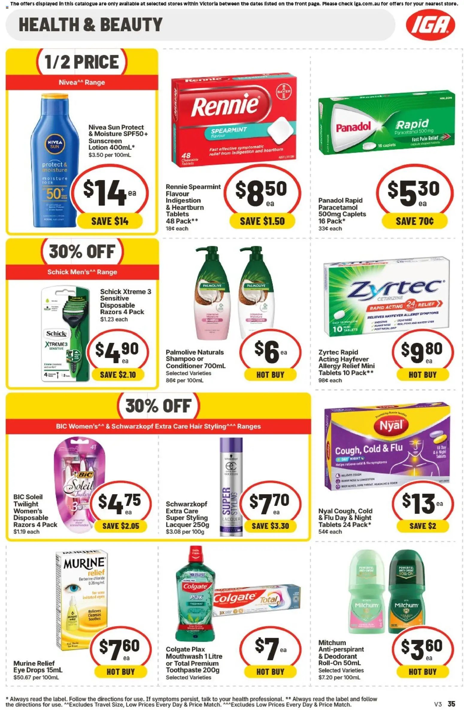 IGA Extra Specials VIC