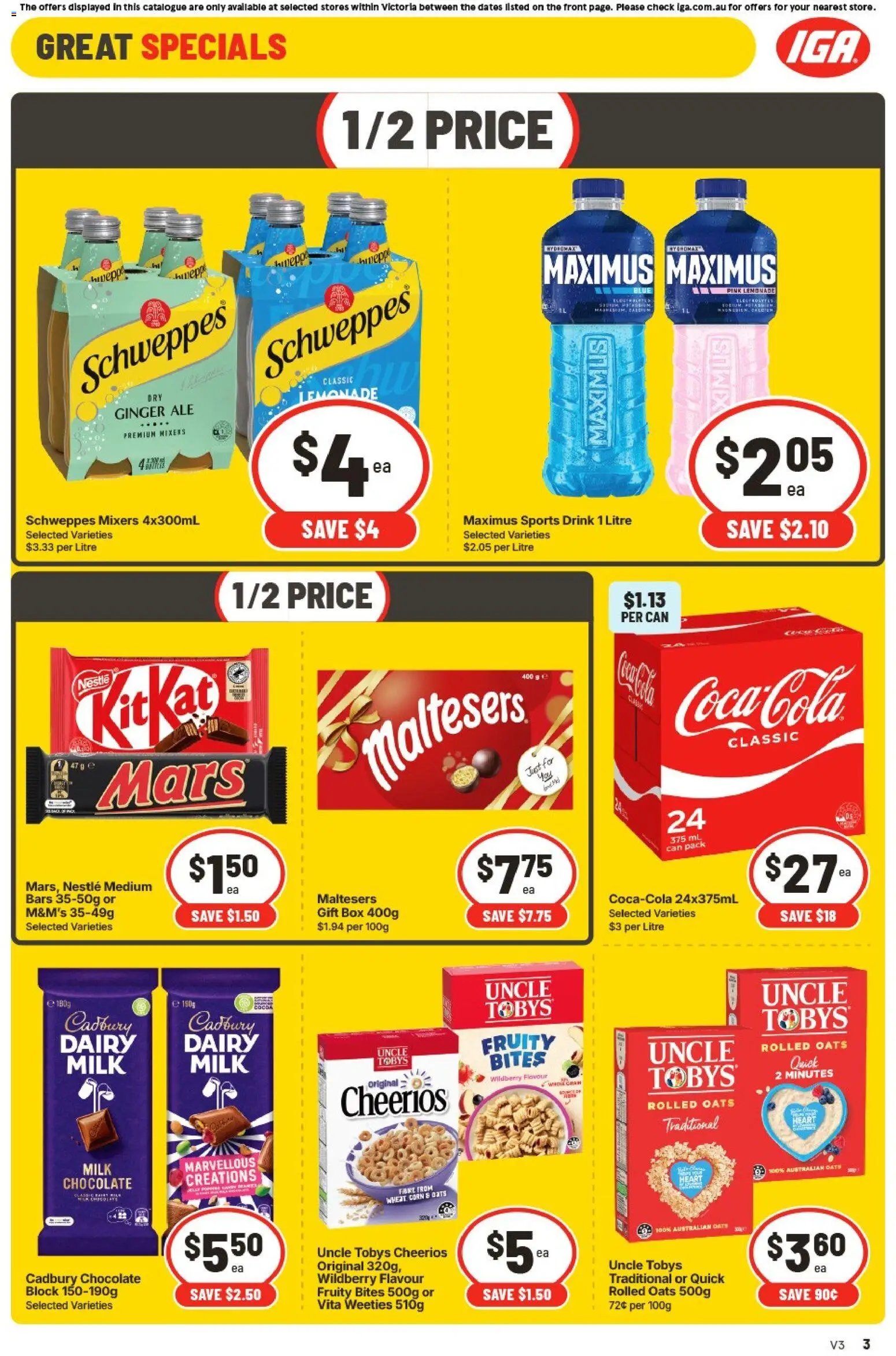 IGA Extra Specials VIC