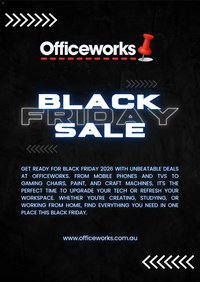 Officeworks Black Friday Notice