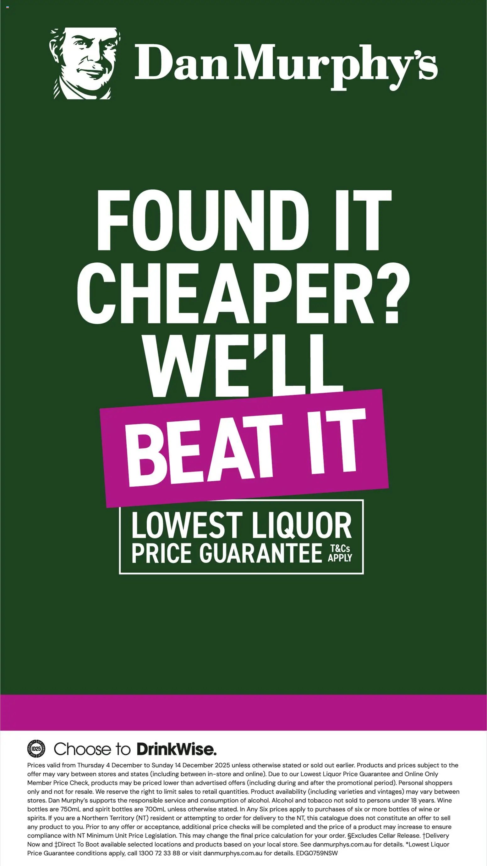 Dan Murphy's Catalogue NSW (2025-12-04 - 2025-12-14)