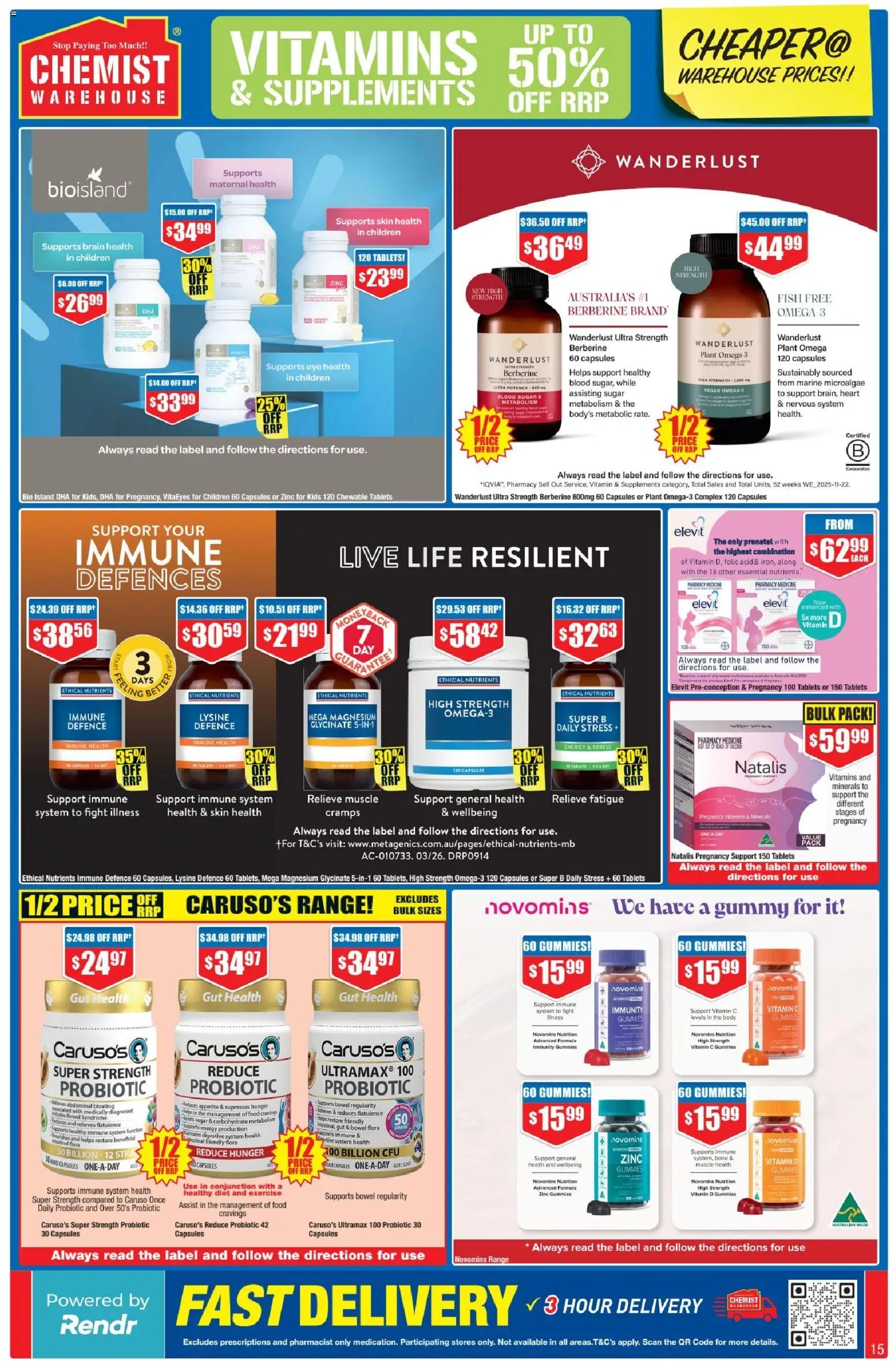 Chemist Warehouse catalogue