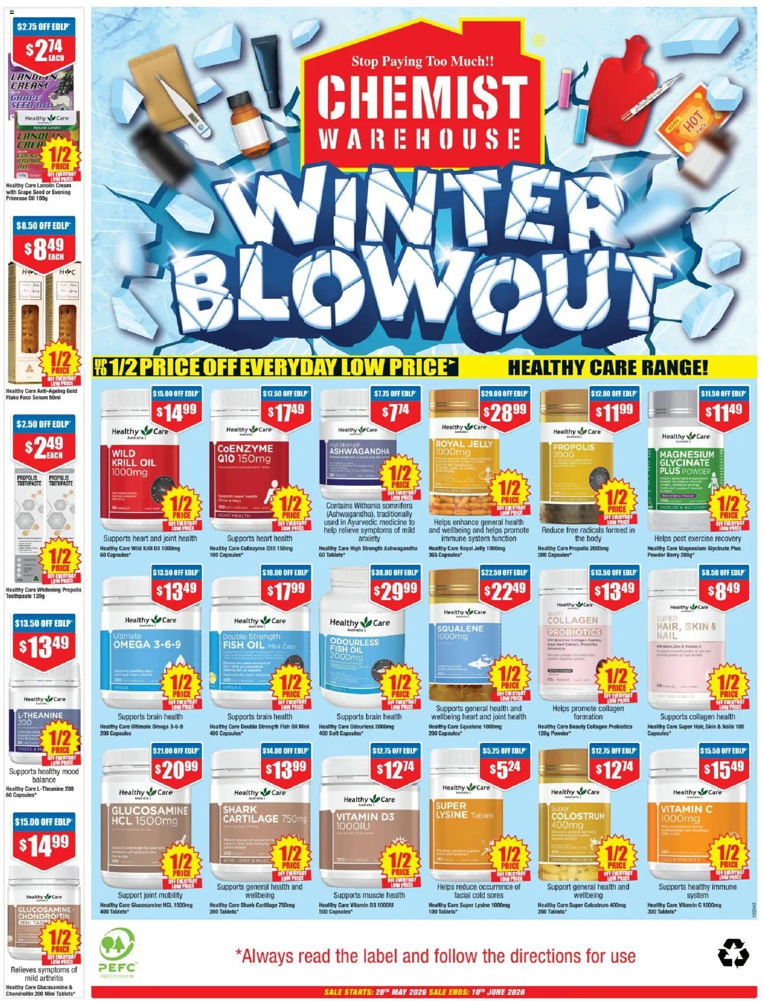 Chemist Warehouse catalogue