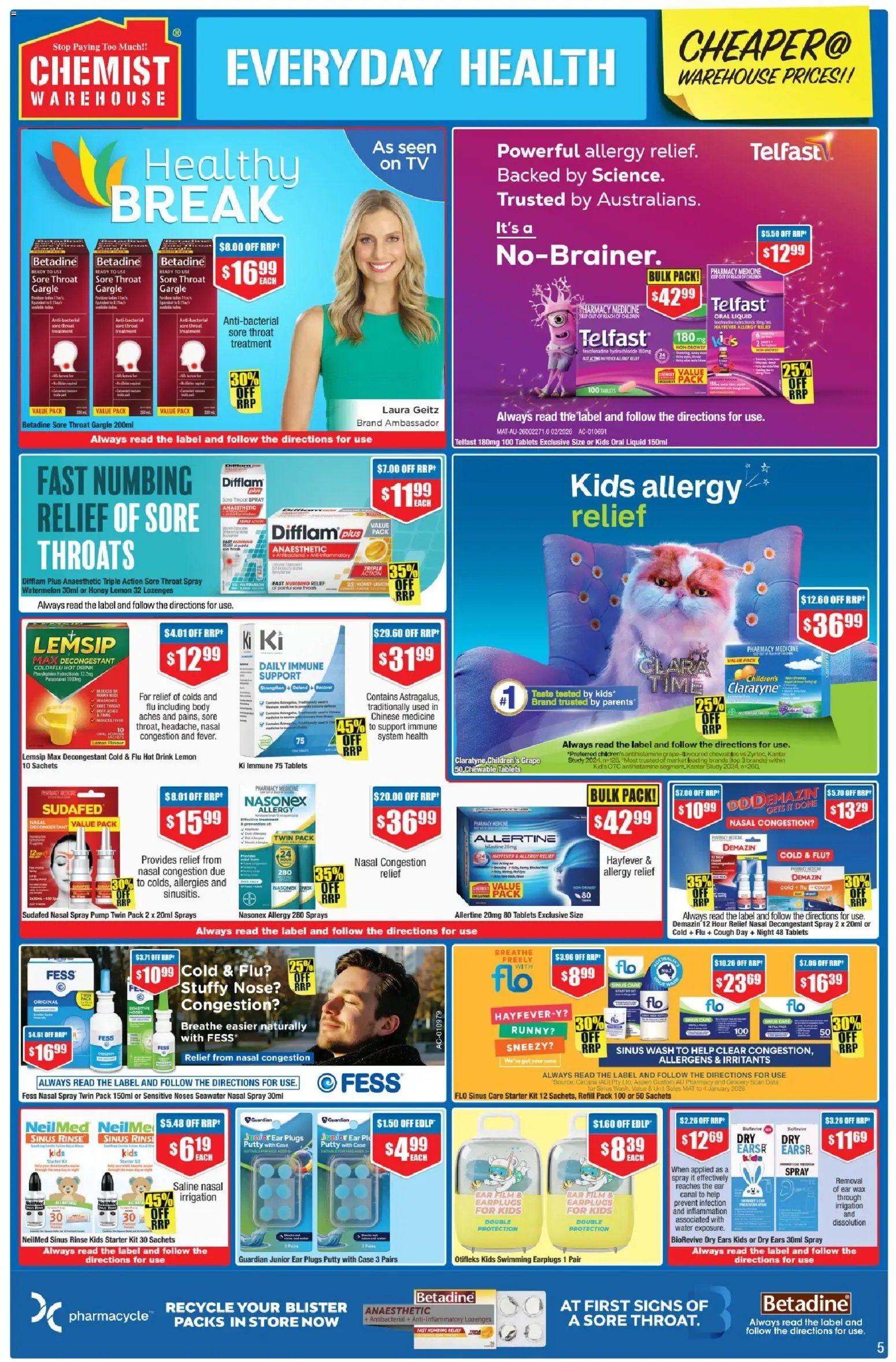 Chemist Warehouse catalogue