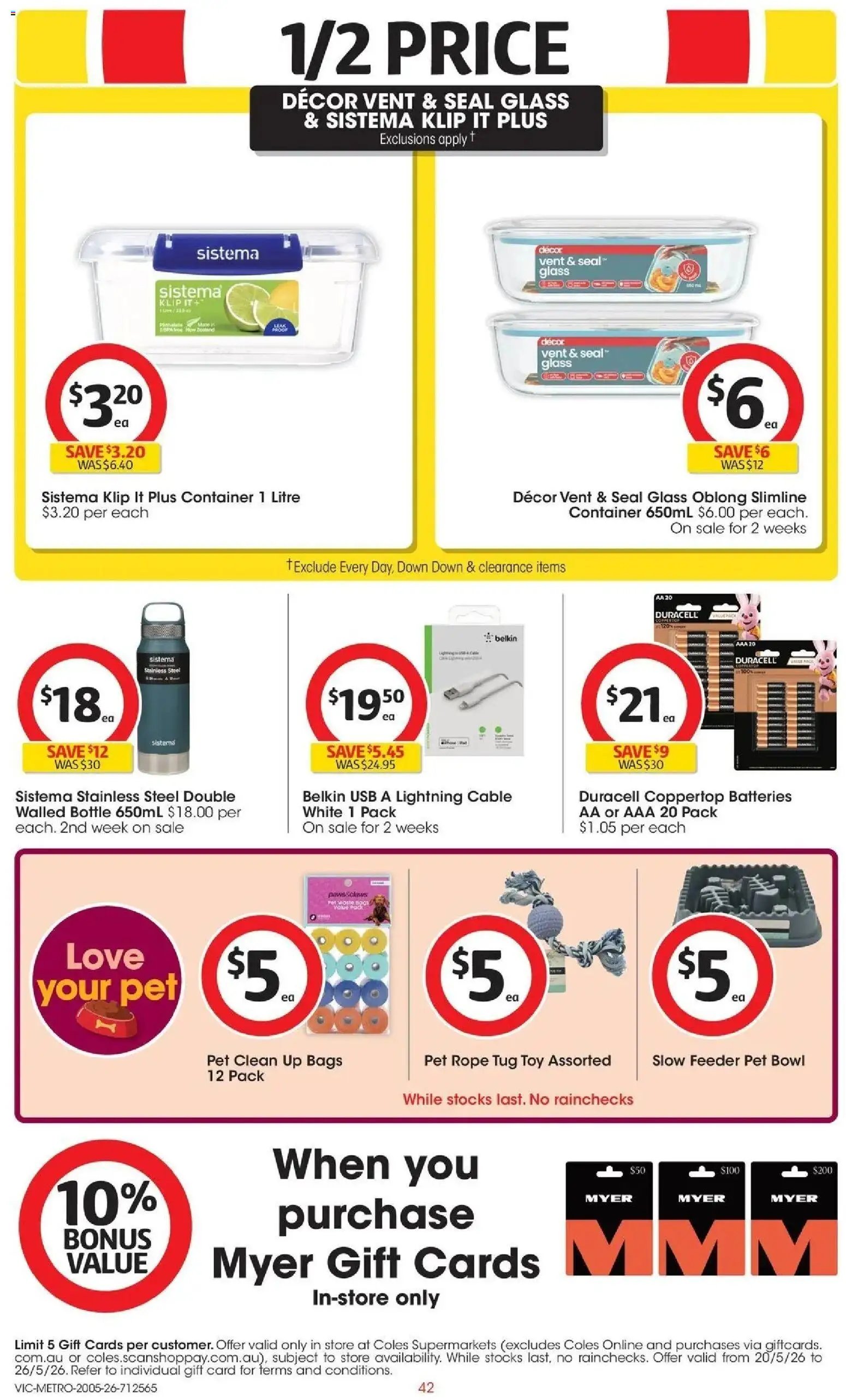 Coles Catalogue VIC (2026-05-19 - 2026-05-26) | 42