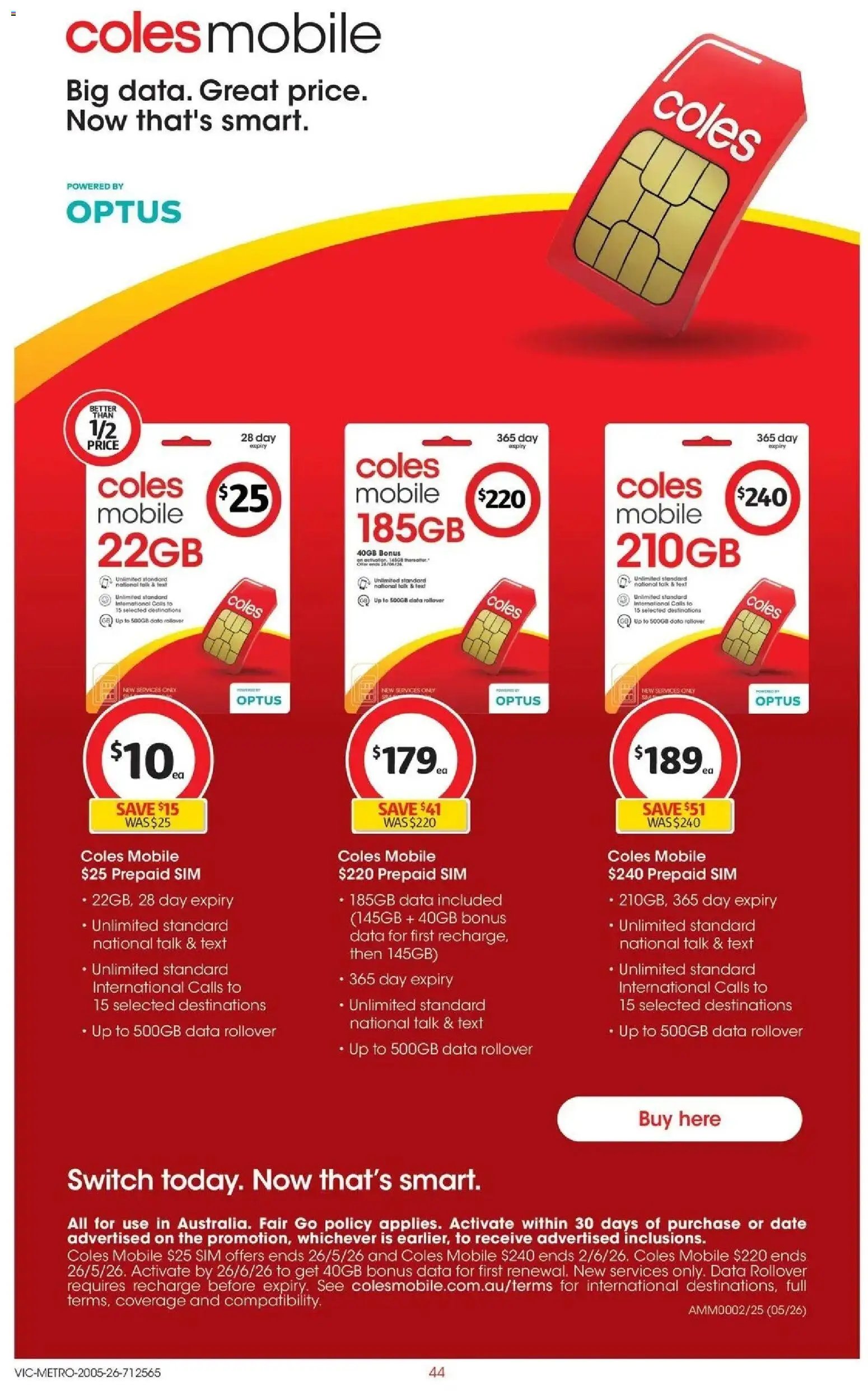 Coles Catalogue VIC (2026-05-19 - 2026-05-26) | 44