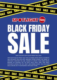 Spotlight Black Friday Notice