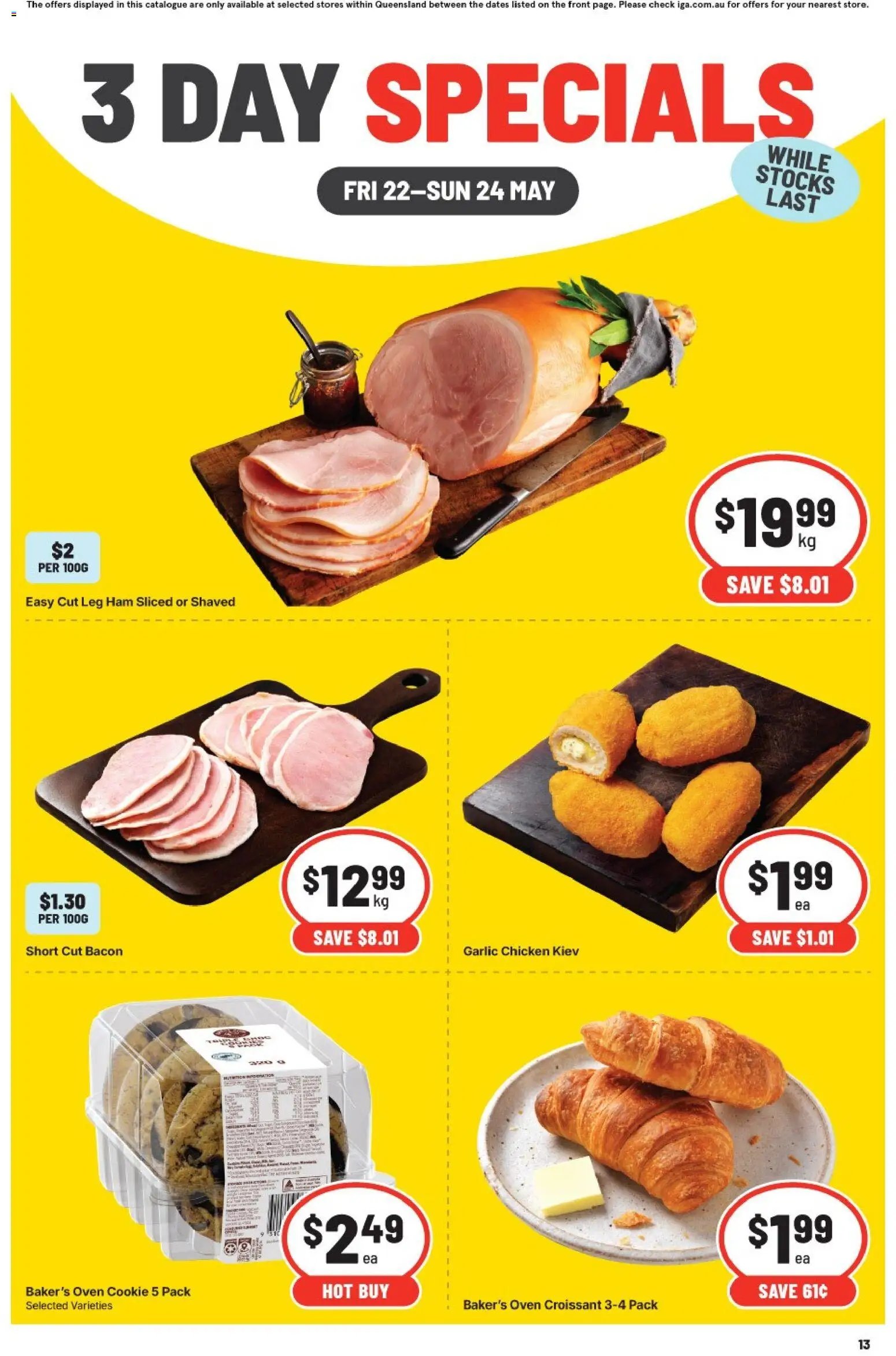 IGA 3 Day Specials - QLD (2026-05-22 - 2026-05-24) | 2
