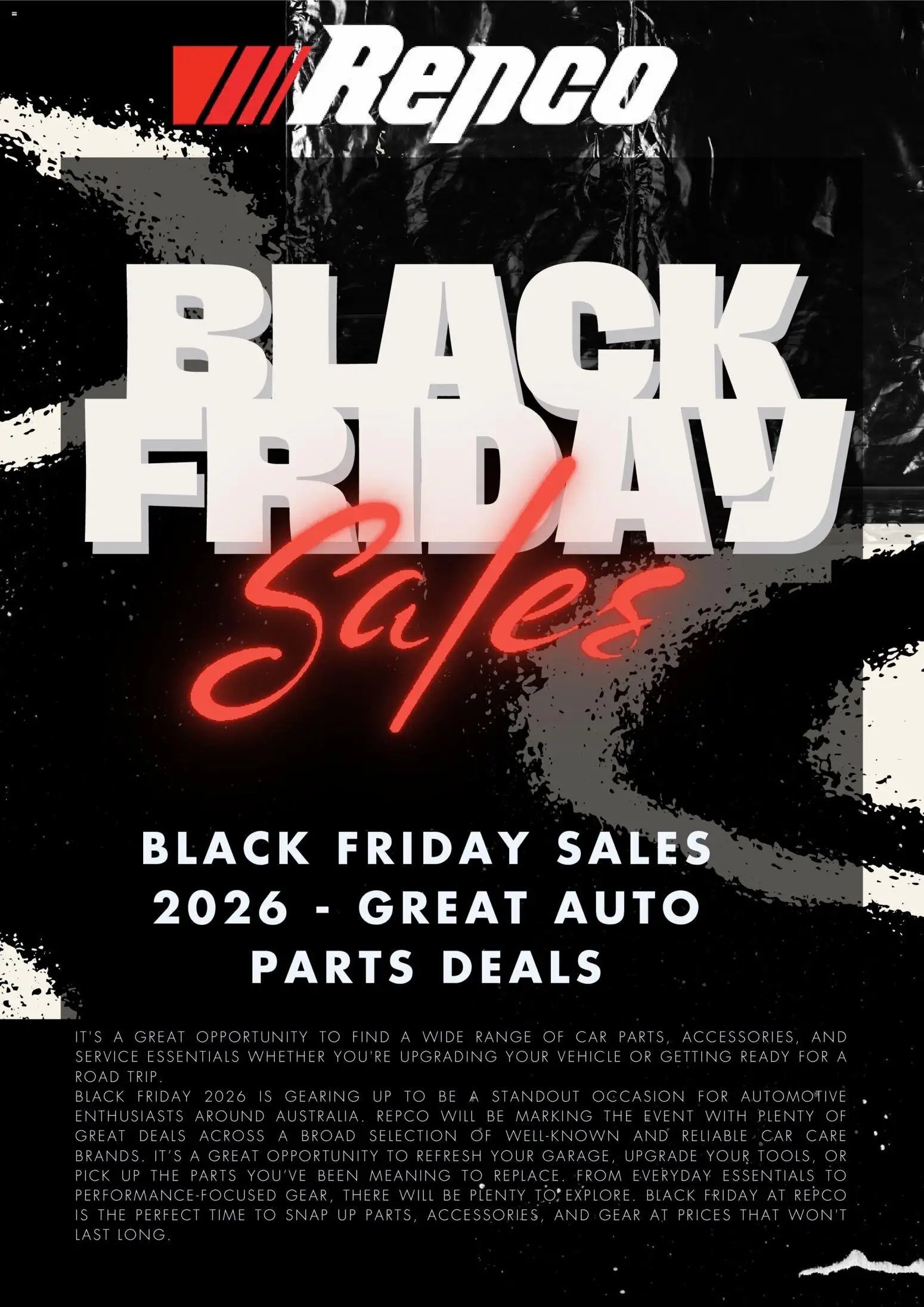 Repco Black Friday Notice