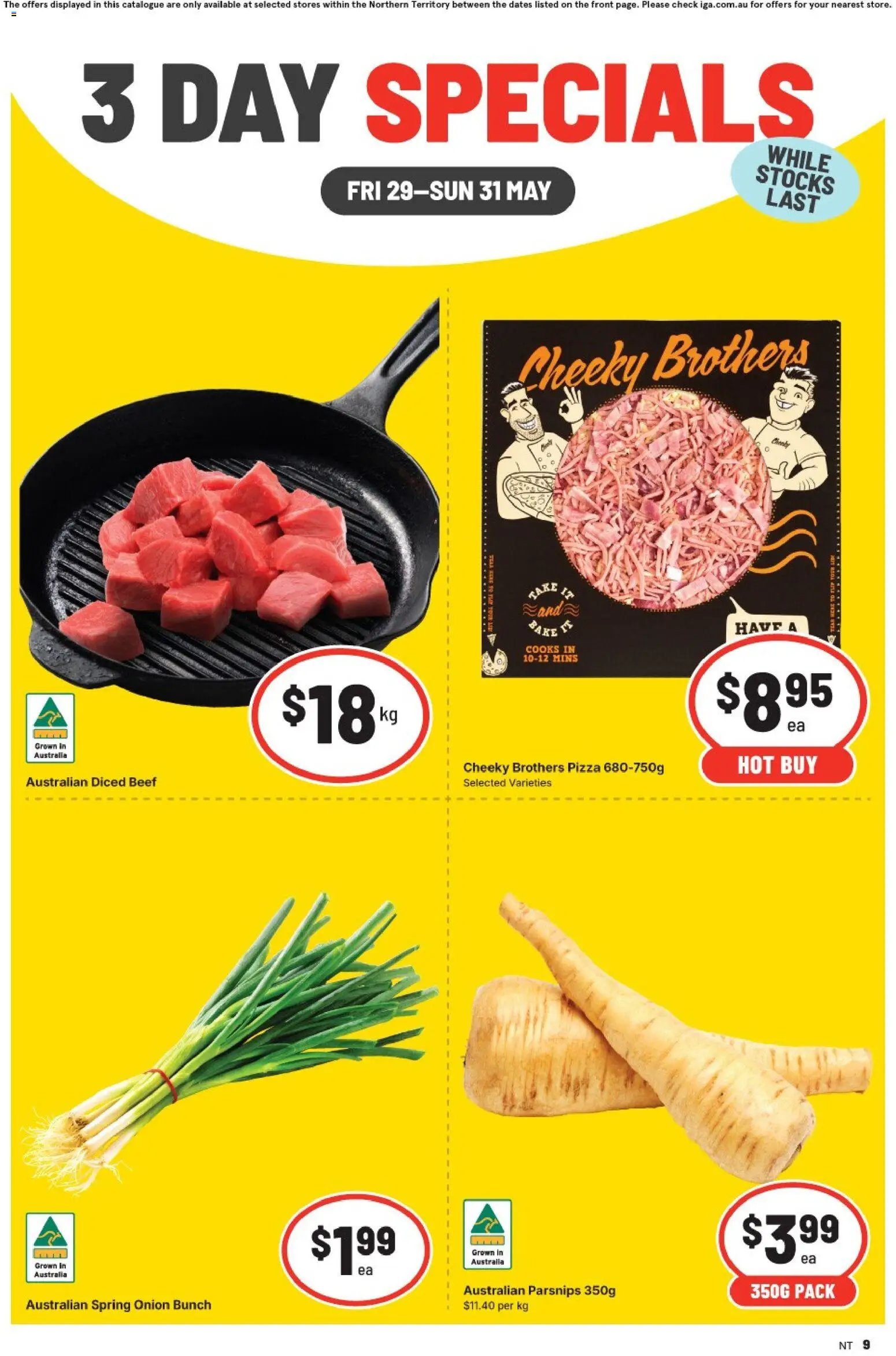 IGA catalogue 3 day special NT (2026-05-29 - 2026-05-31) | 1