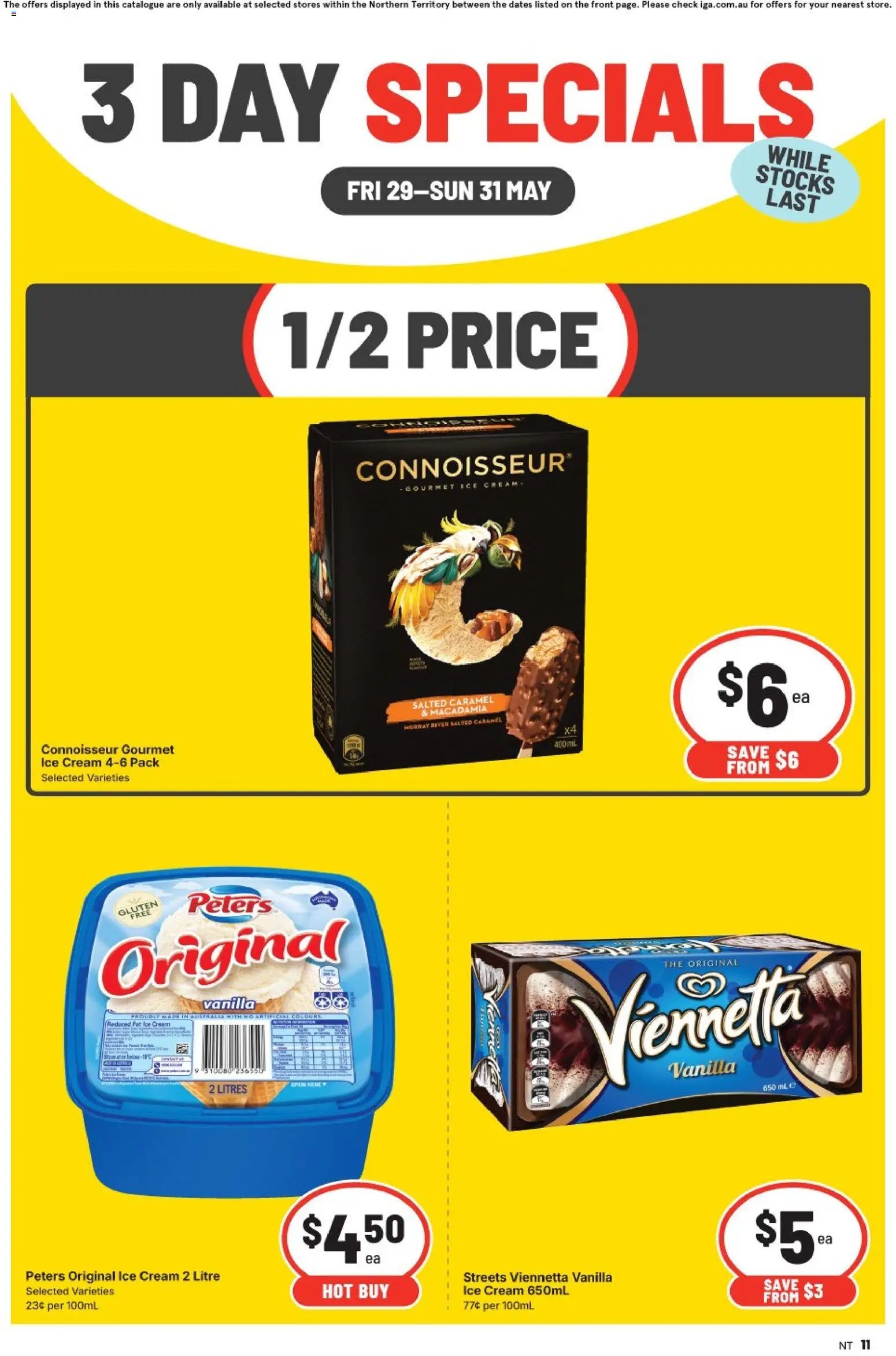 IGA catalogue 3 day special NT (2026-05-29 - 2026-05-31) | 3