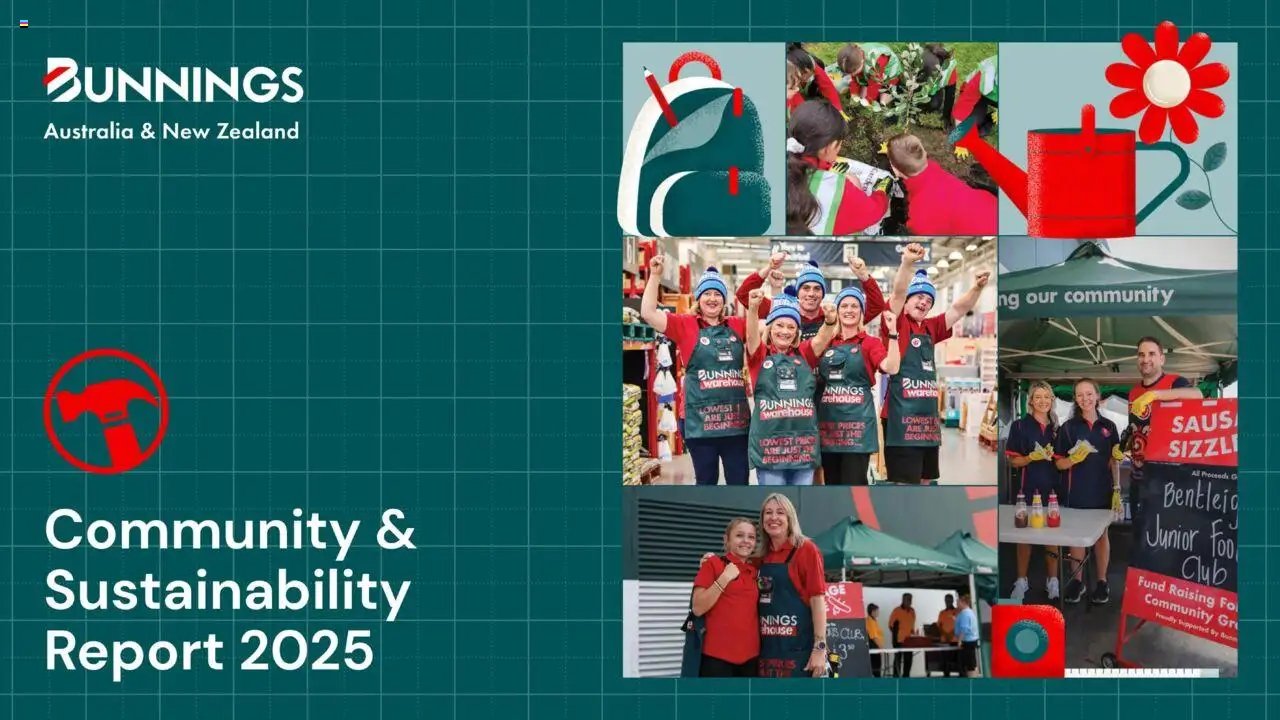 Bunnings Warehouse Community Report 2025 (2025-08-25 - 2026-08-25) | 1