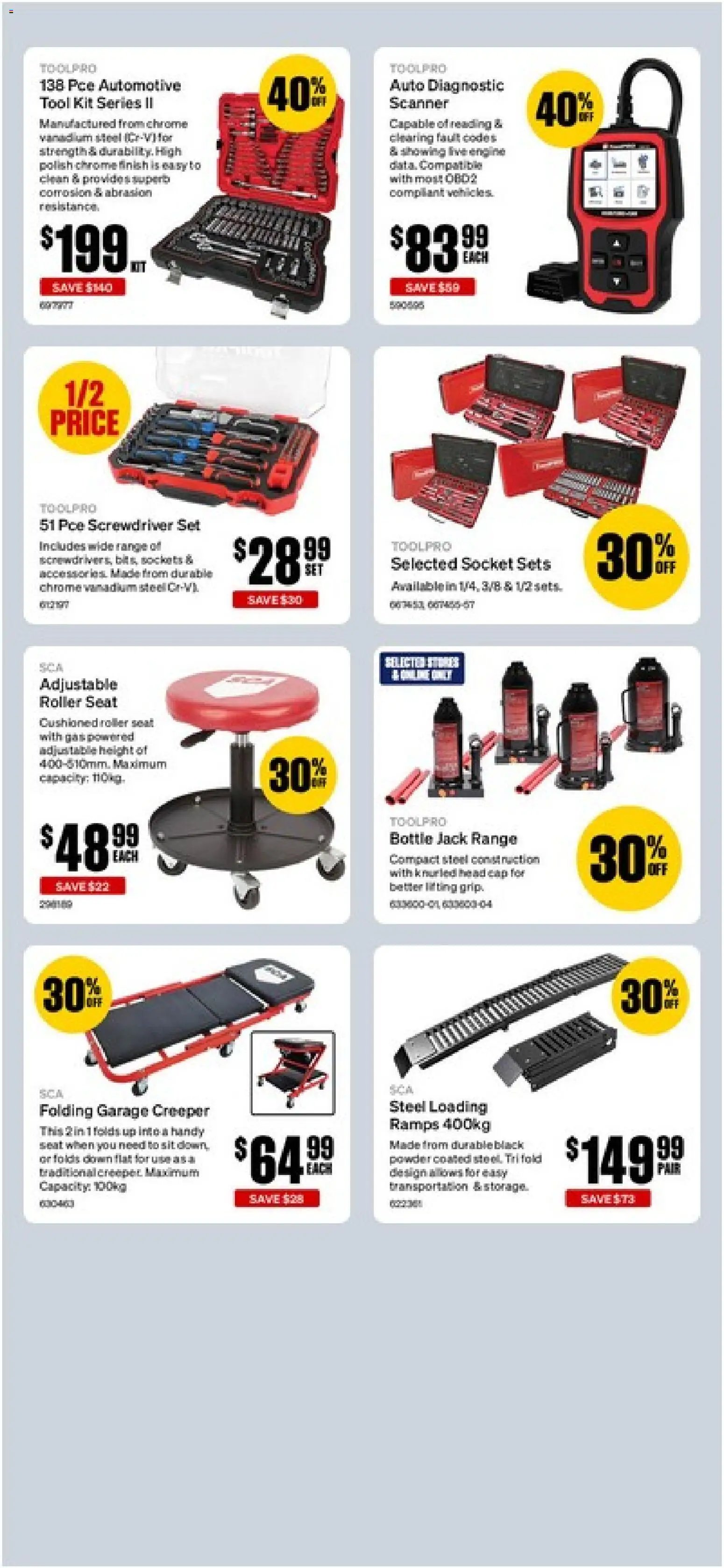 Supercheap Auto catalogue