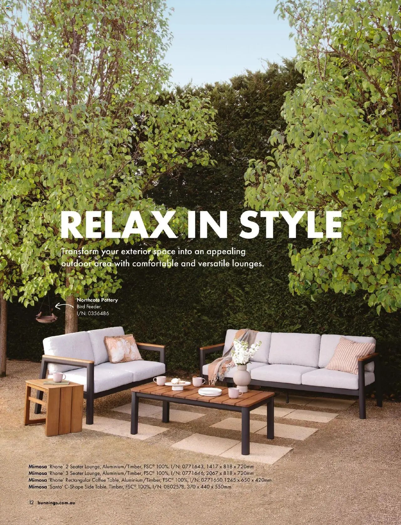 Bunnings Warehouse Outdoor Style Magazine 2025/26 (2025-08-25 - 2026-08-25) | 12