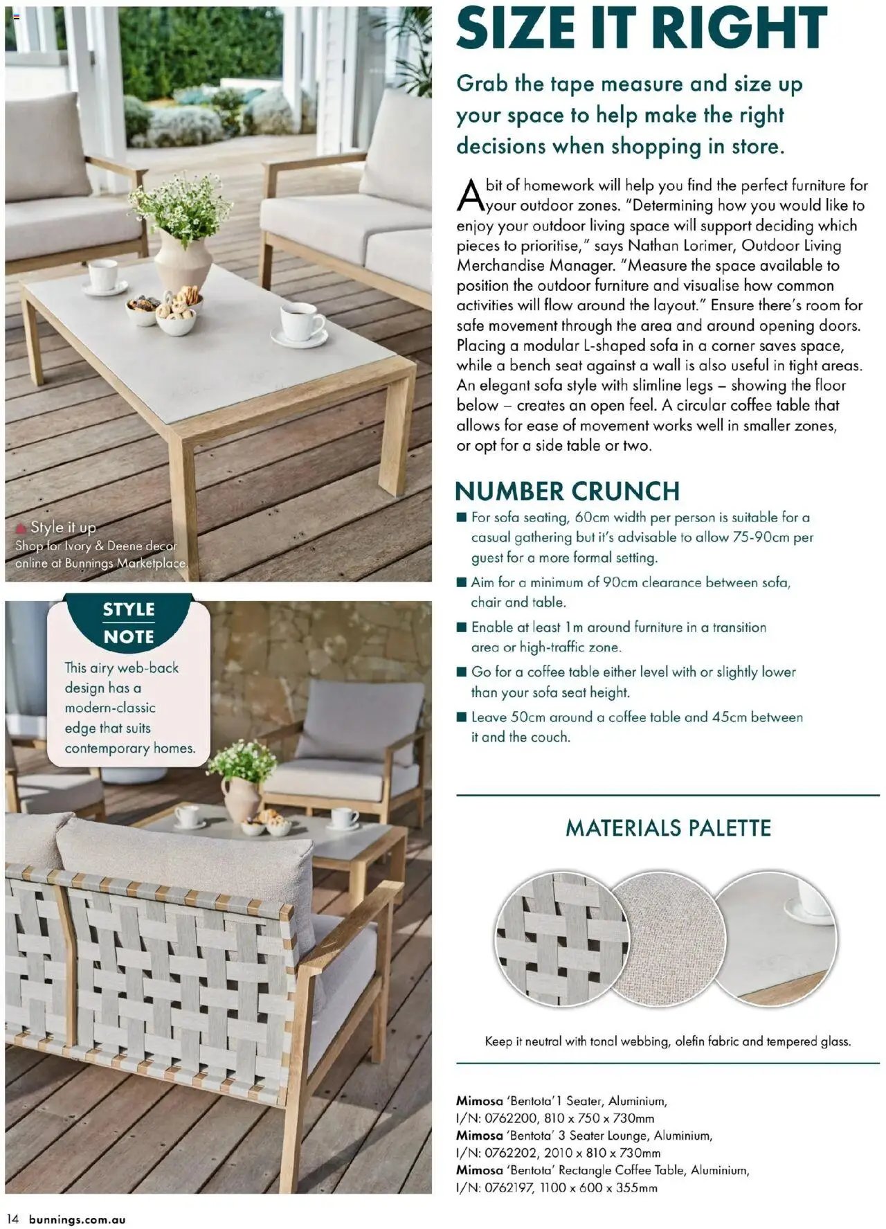 Bunnings Warehouse Outdoor Style Magazine 2025/26 (2025-08-25 - 2026-08-25) | 14