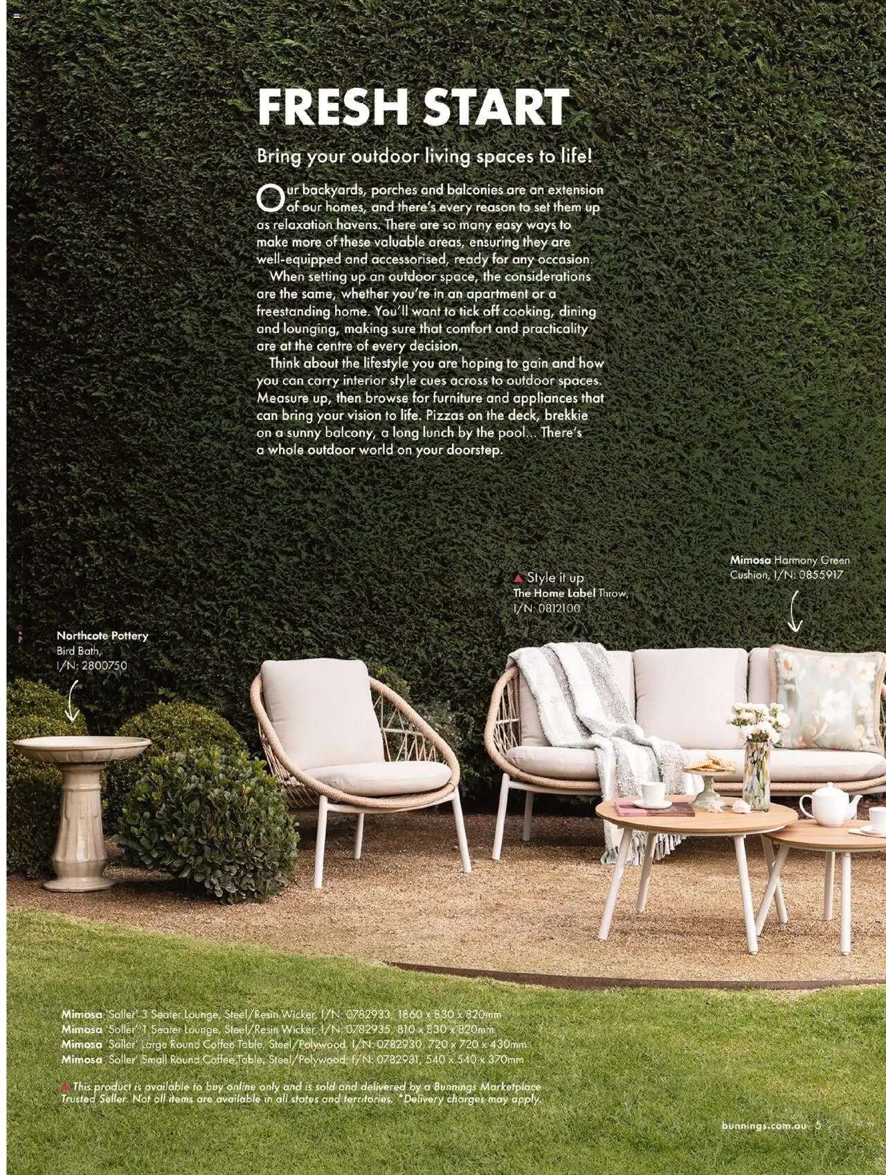 Bunnings Warehouse Outdoor Style Magazine 2025/26 (2025-08-25 - 2026-08-25) | 5