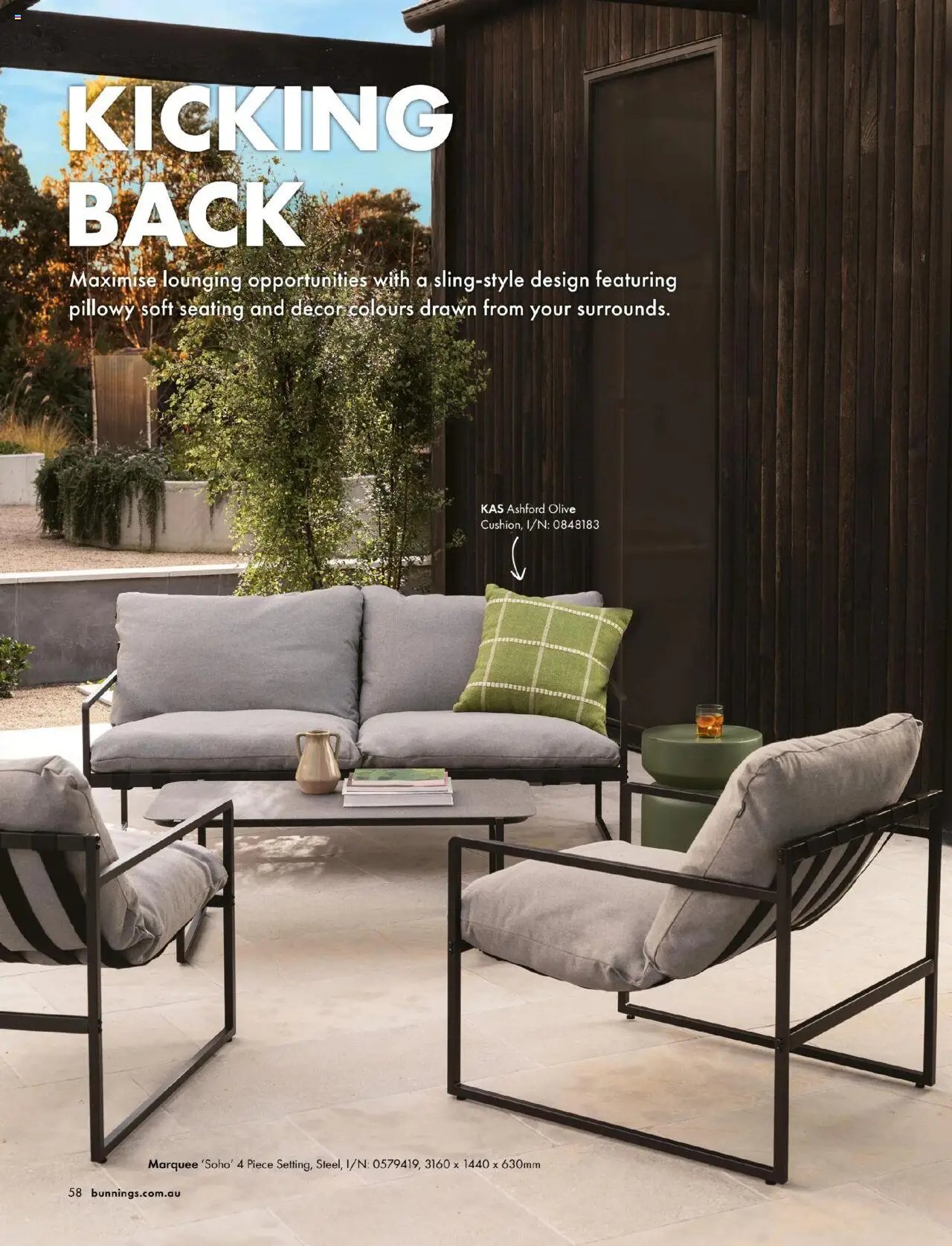 Bunnings Warehouse Outdoor Style Magazine 2025/26 (2025-08-25 - 2026-08-25) | 58