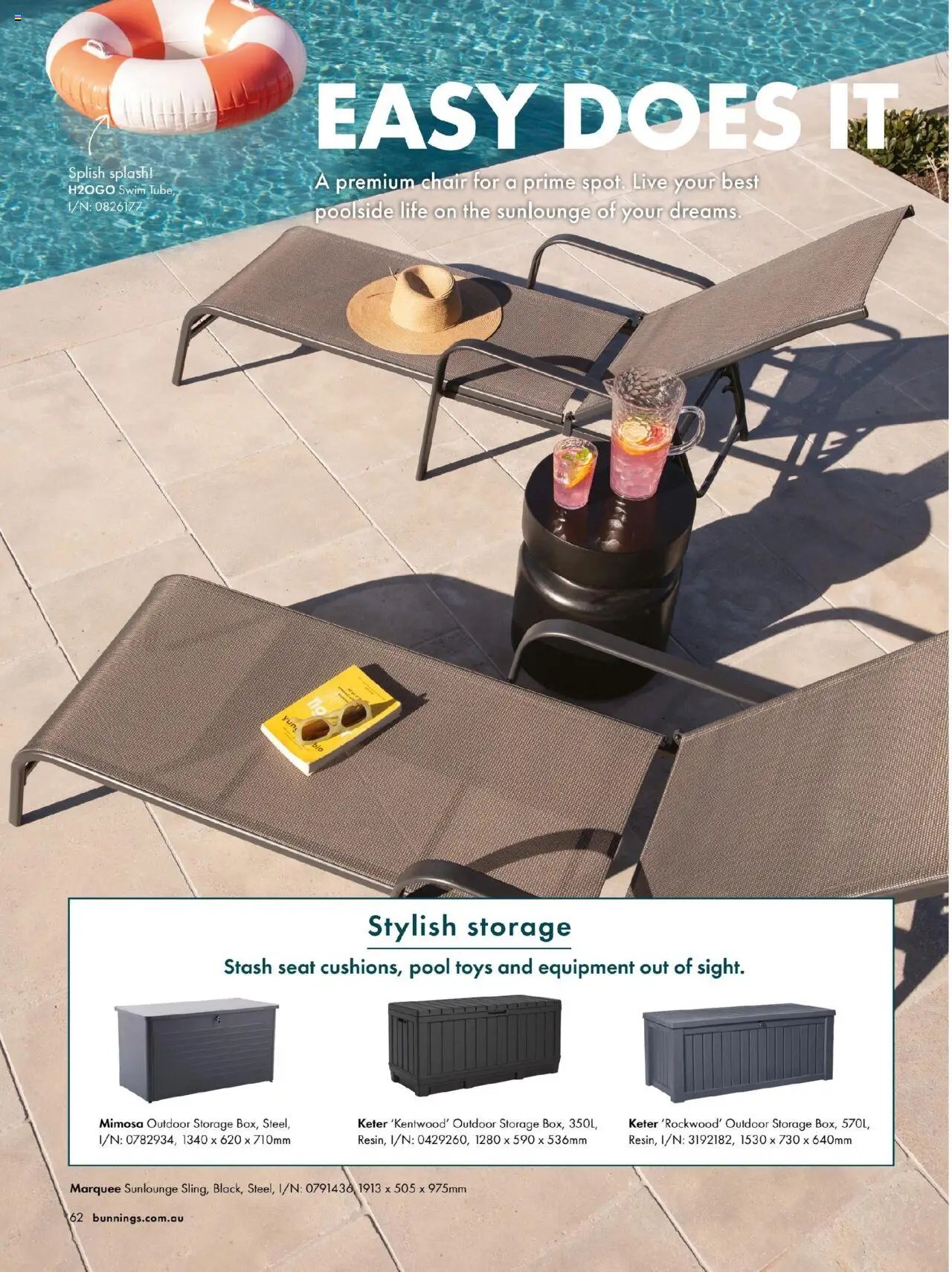 Bunnings Warehouse Outdoor Style Magazine 2025/26 (2025-08-25 - 2026-08-25) | 62