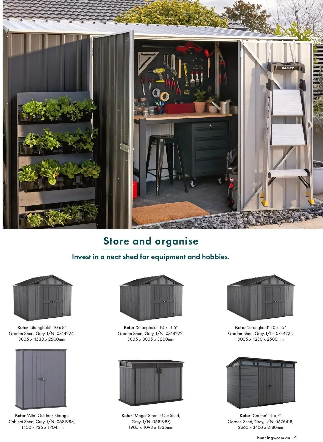Bunnings Warehouse Outdoor Style Magazine 2025/26 (2025-08-25 - 2026-08-25) | 71
