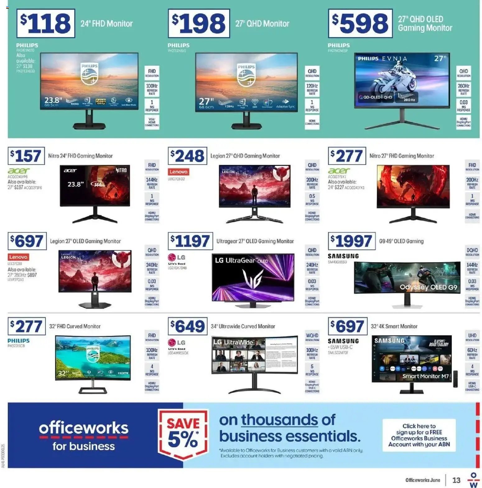 Officeworks catalogue