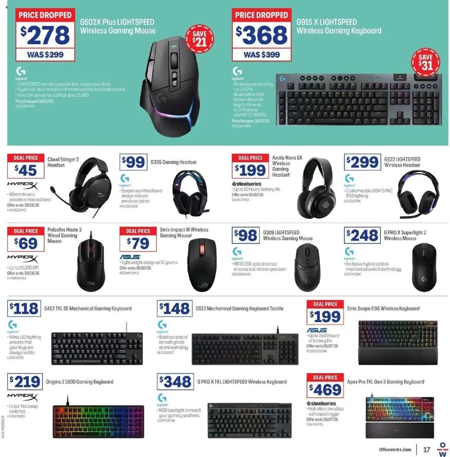 Officeworks catalogue