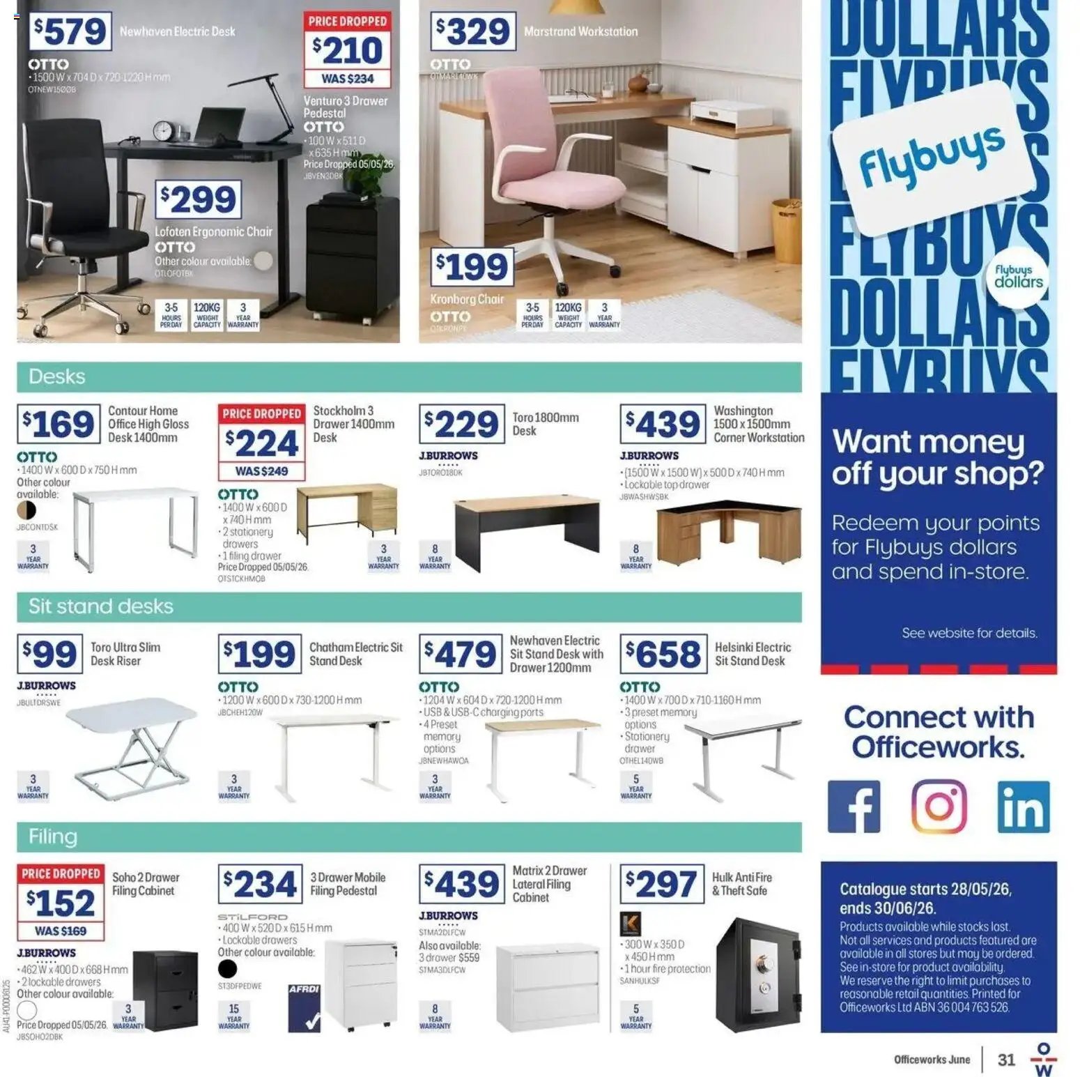 Officeworks catalogue