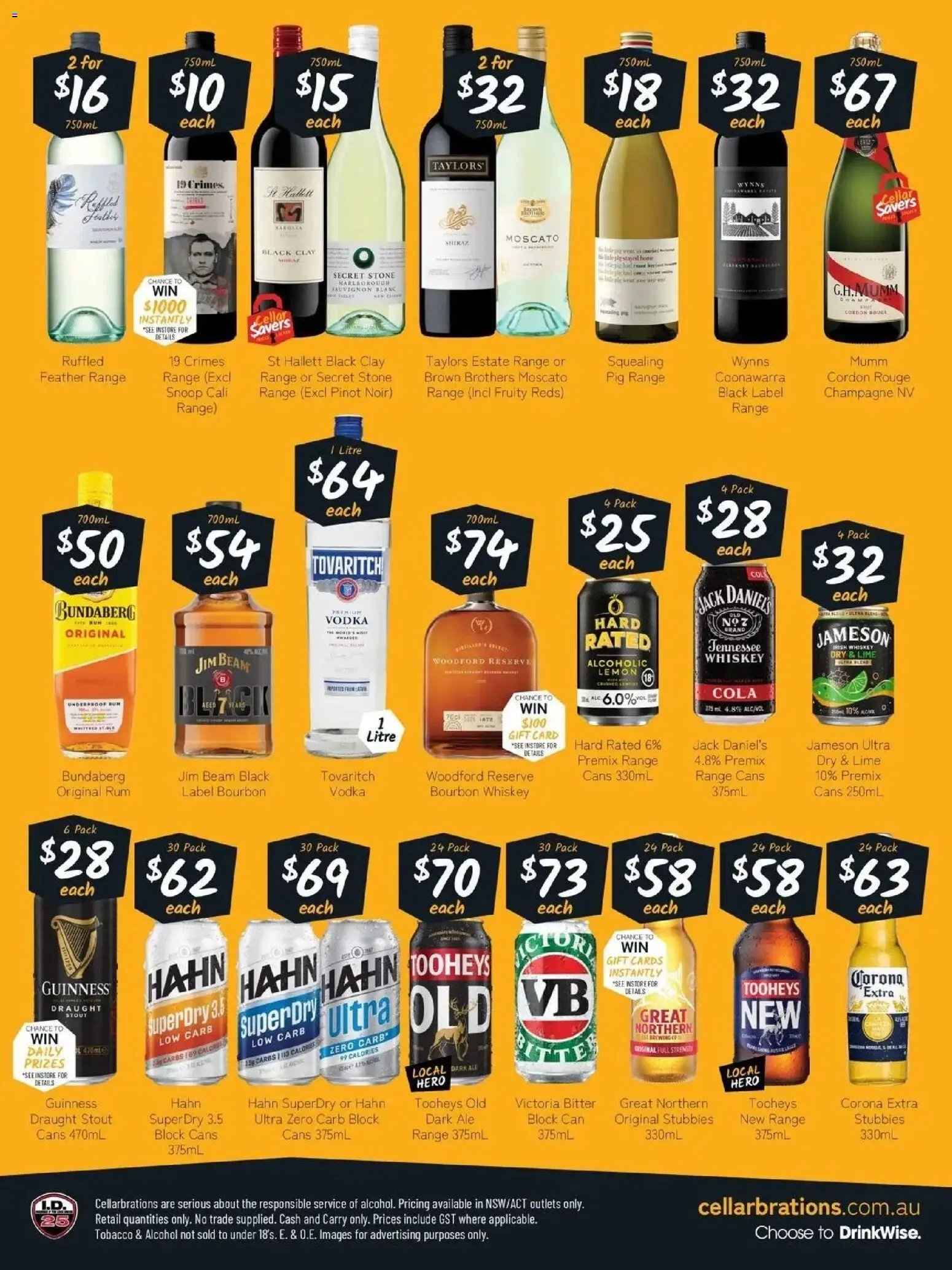 Cellarbrations catalogue NSW
