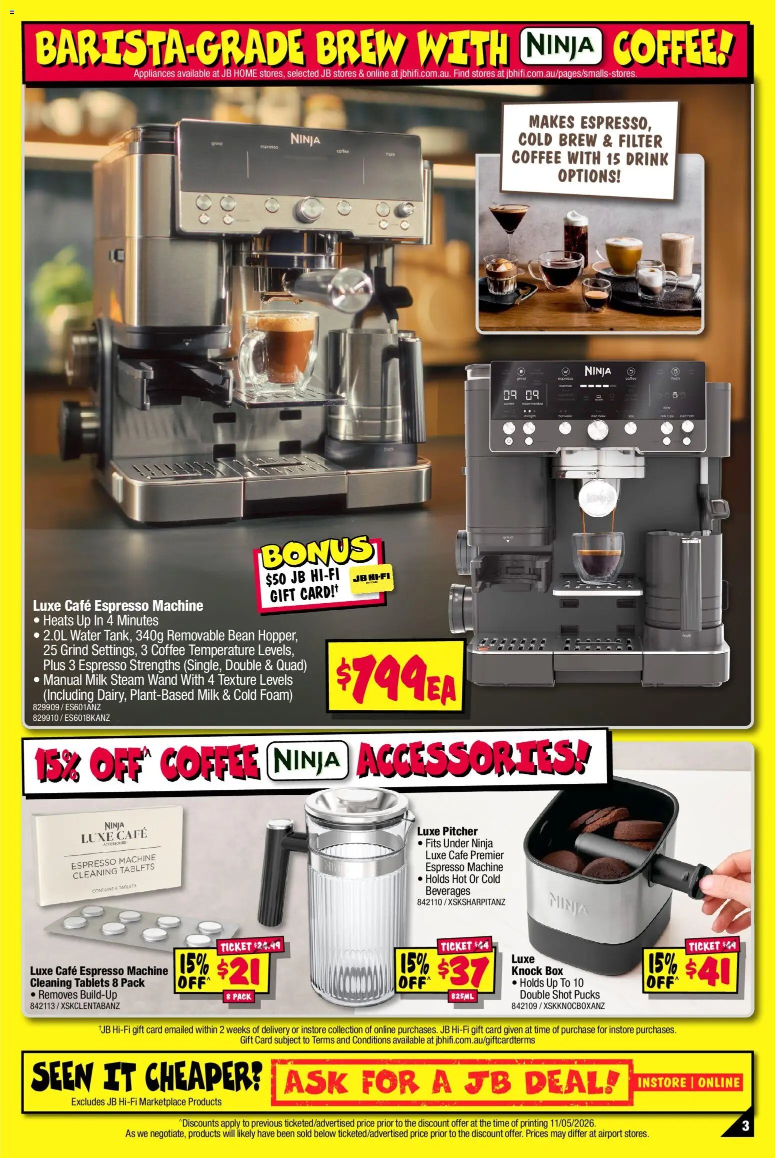 JB Hi-Fi Latest Ninja Range (2026-05-21 - 2026-06-03) | 3