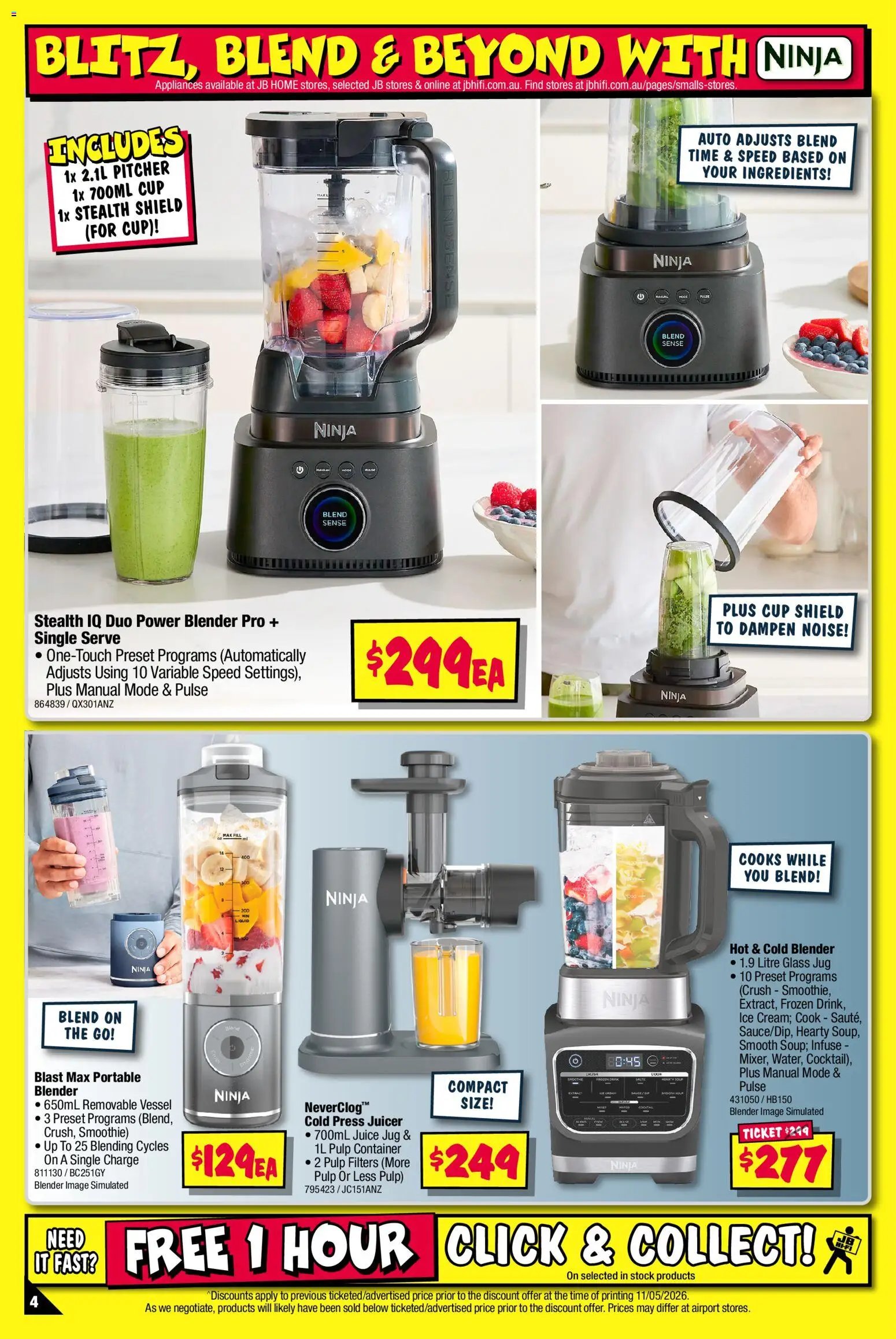 JB Hi-Fi Latest Ninja Range (2026-05-21 - 2026-06-03) | 4